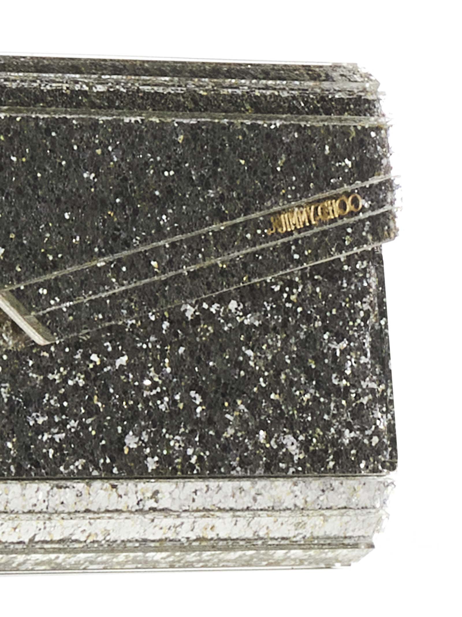 Jimmy Choo Women Candy Glitter Acrylic Clutch Bag By Jimmy Choo