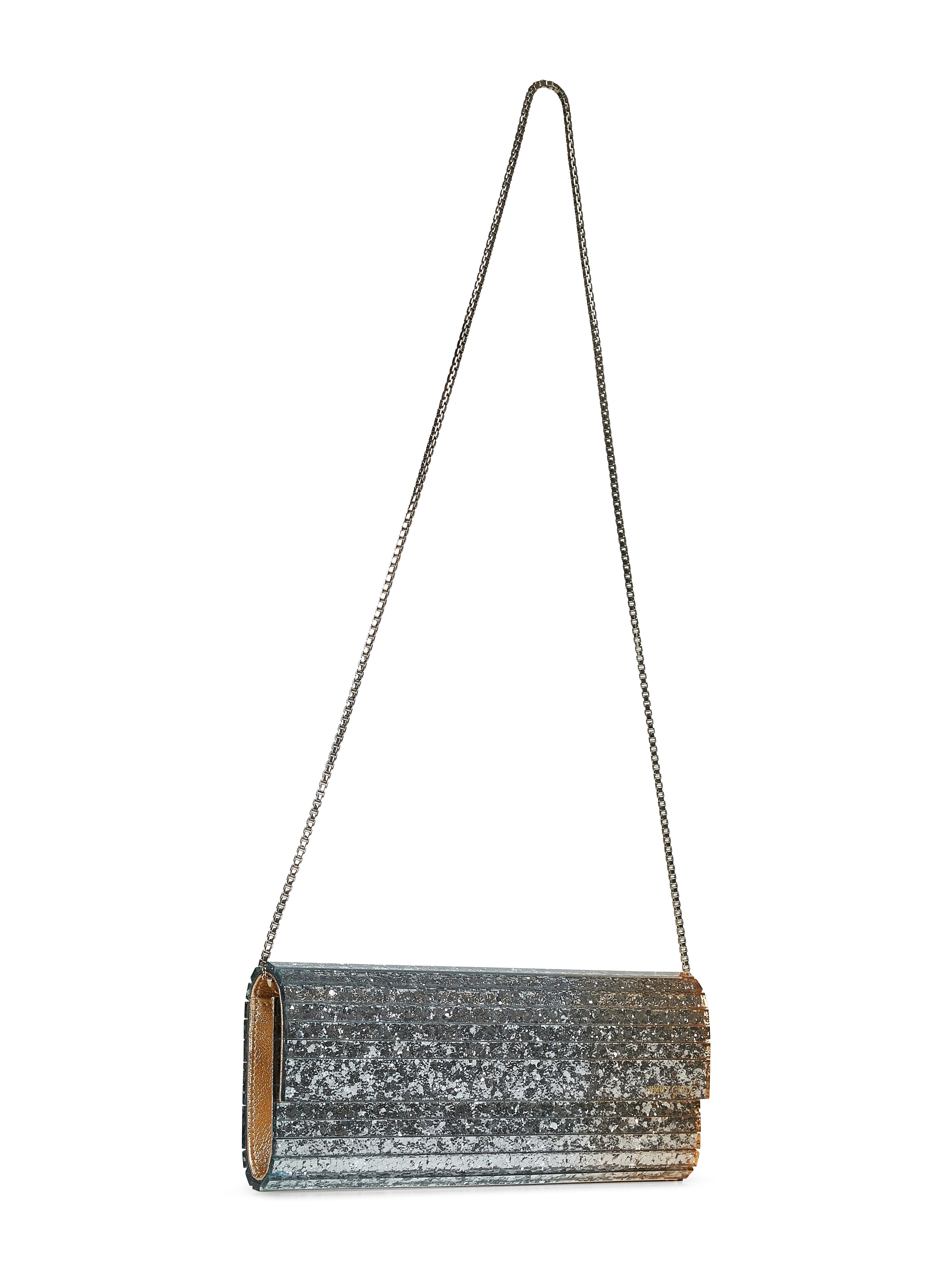 Jimmy Choo Women Light Green And Gold Sweetie Clutch