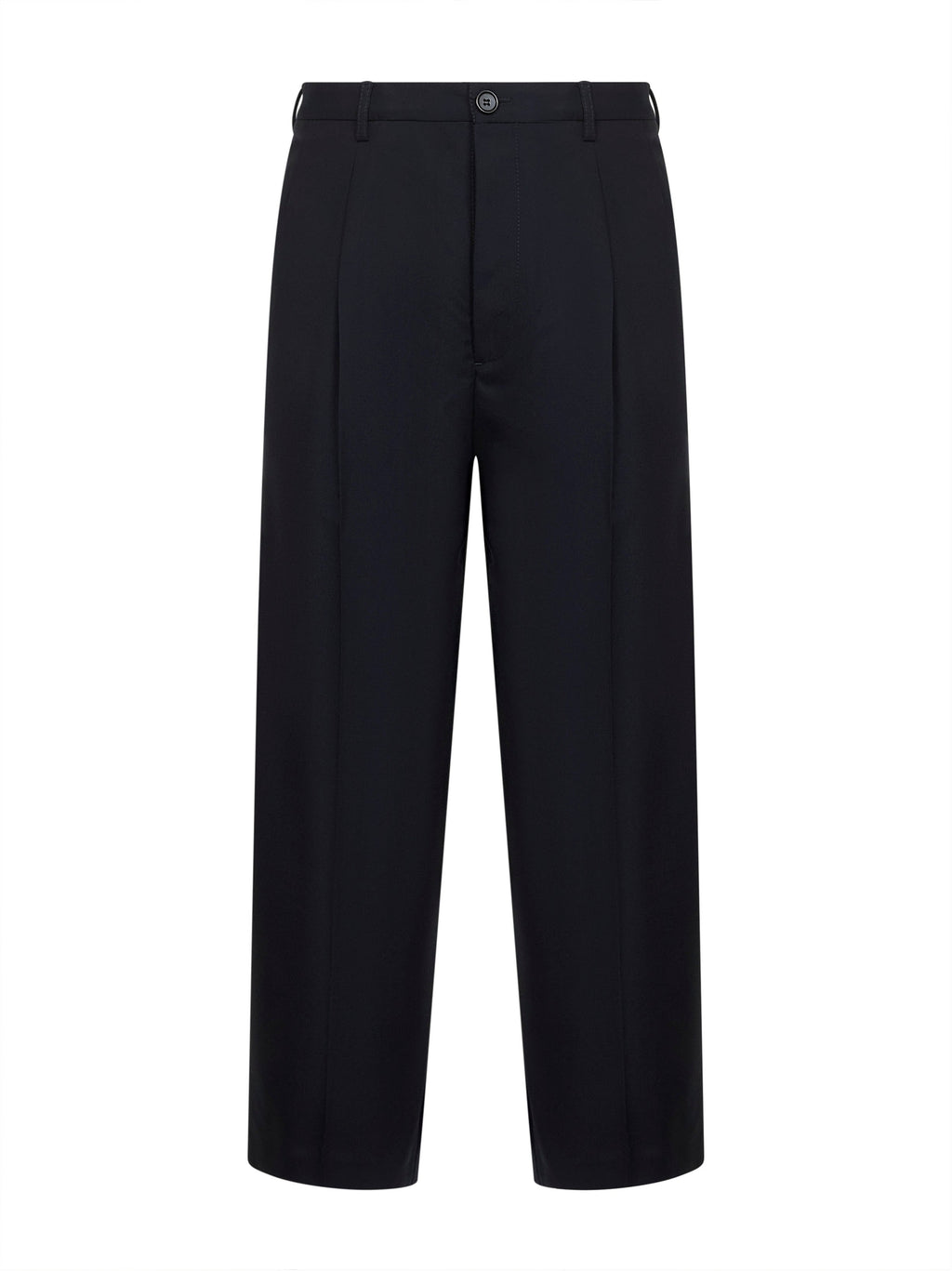 Marni Men Blue Tropical Wool Classic Trousers