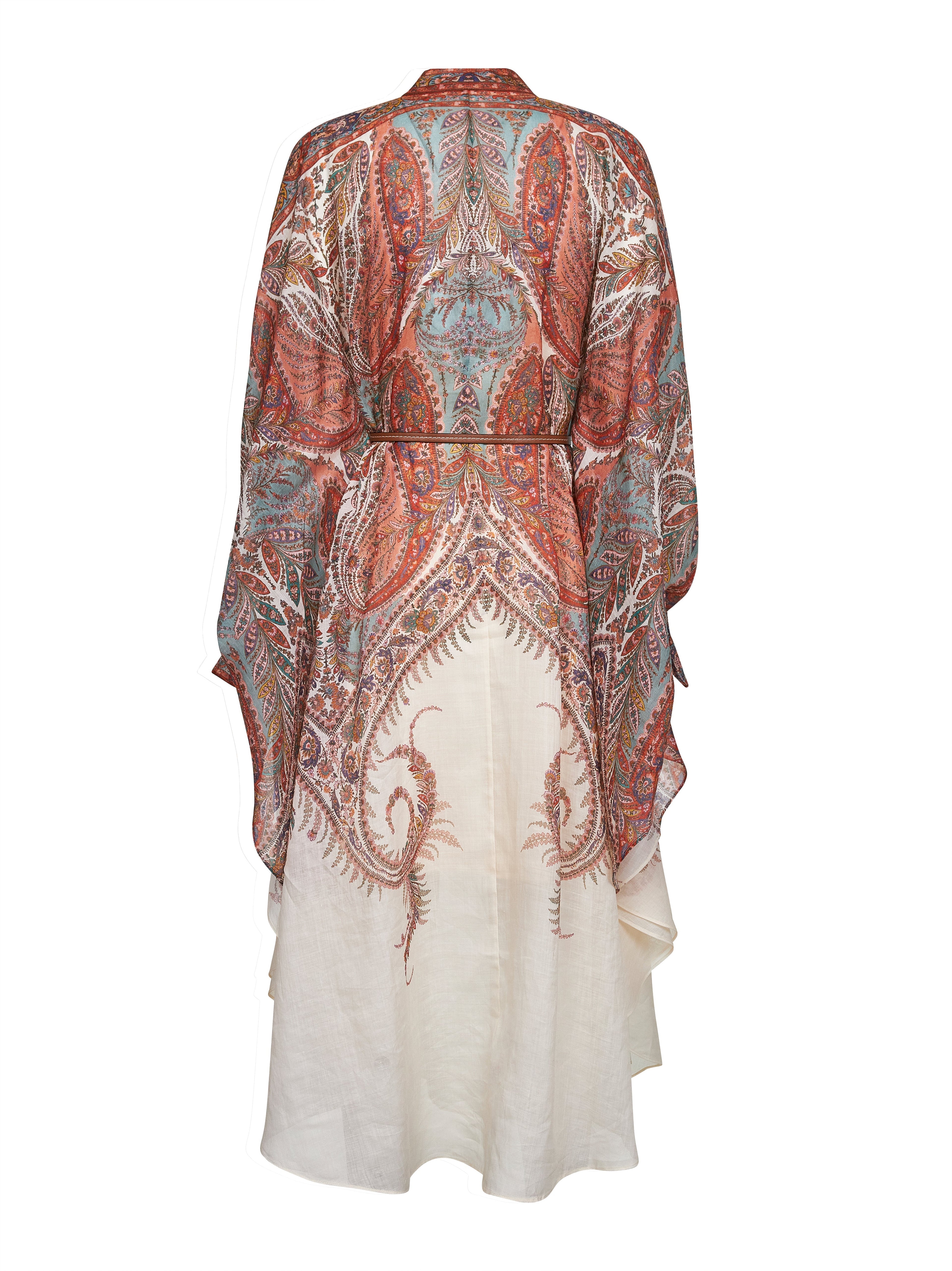 Zimmermann Women Paisley Ramie Rhiannon Midi Dress