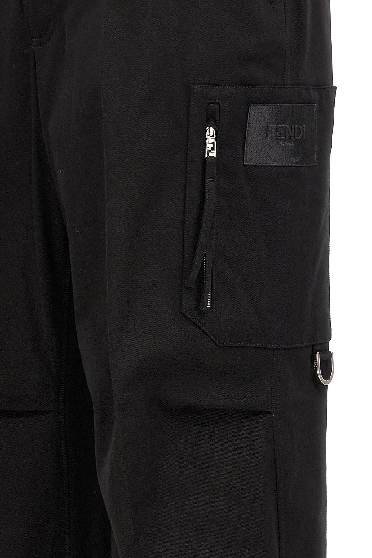 Fendi Men Gabardine Trousers