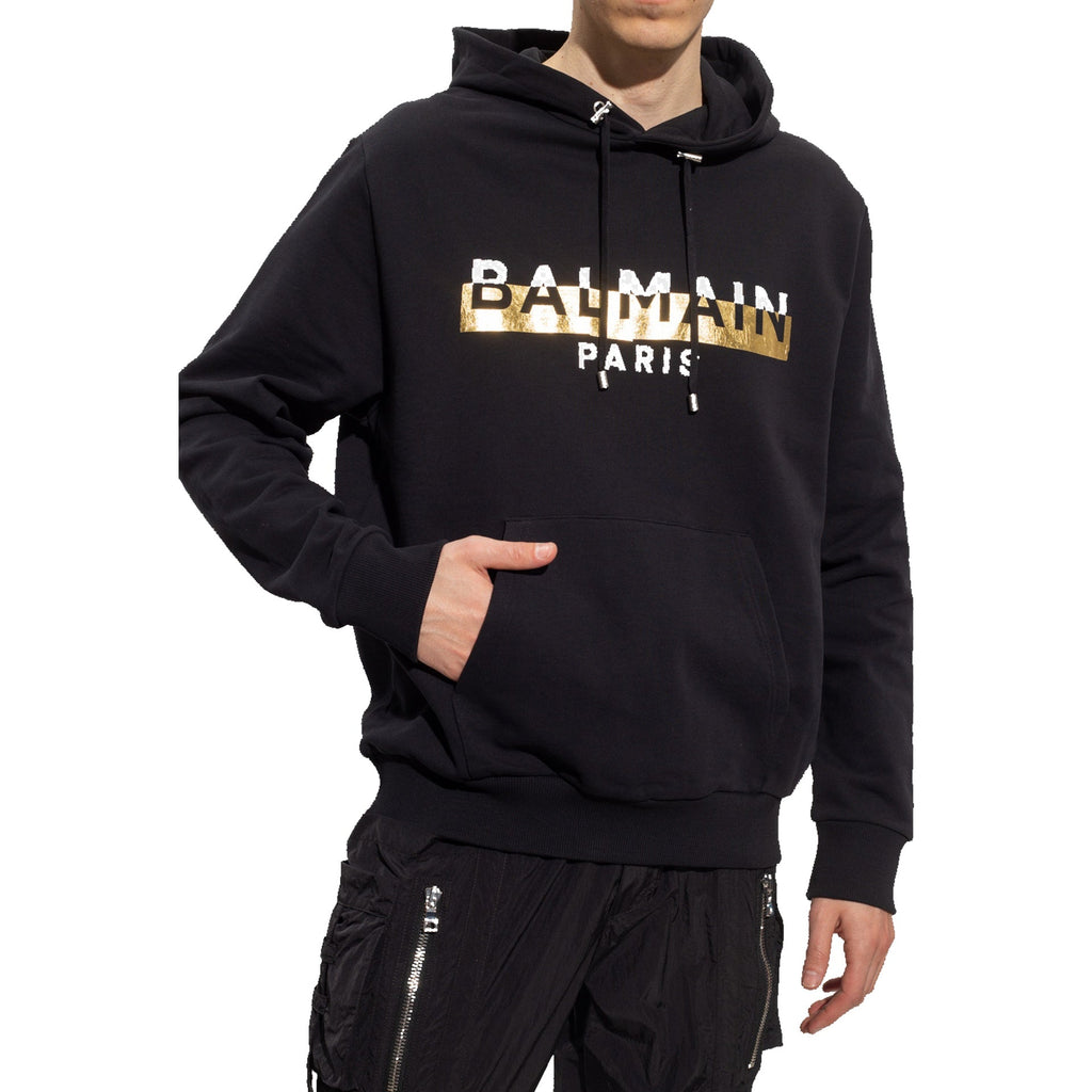 Balmain Logo Hooded Sweatshirt Men