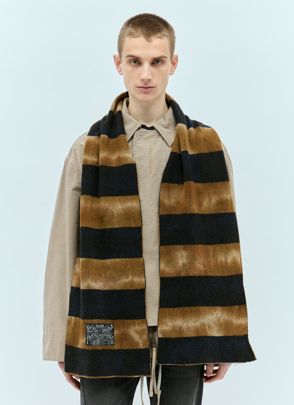 Acne Studios Men Tie-Dye Scarf