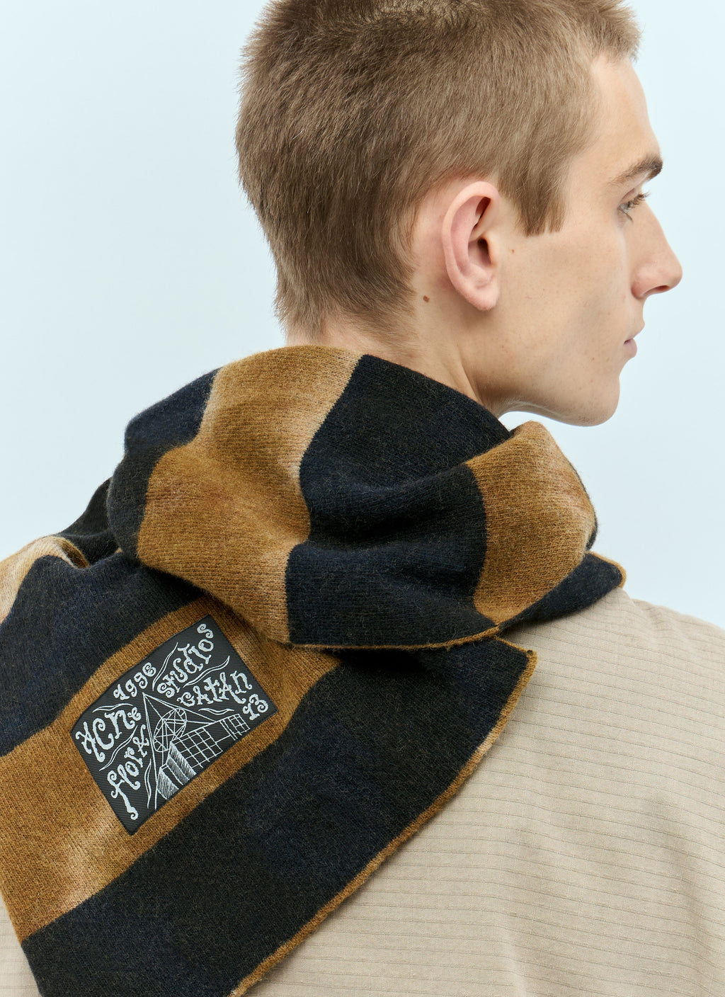 Acne Studios Men Tie-Dye Scarf