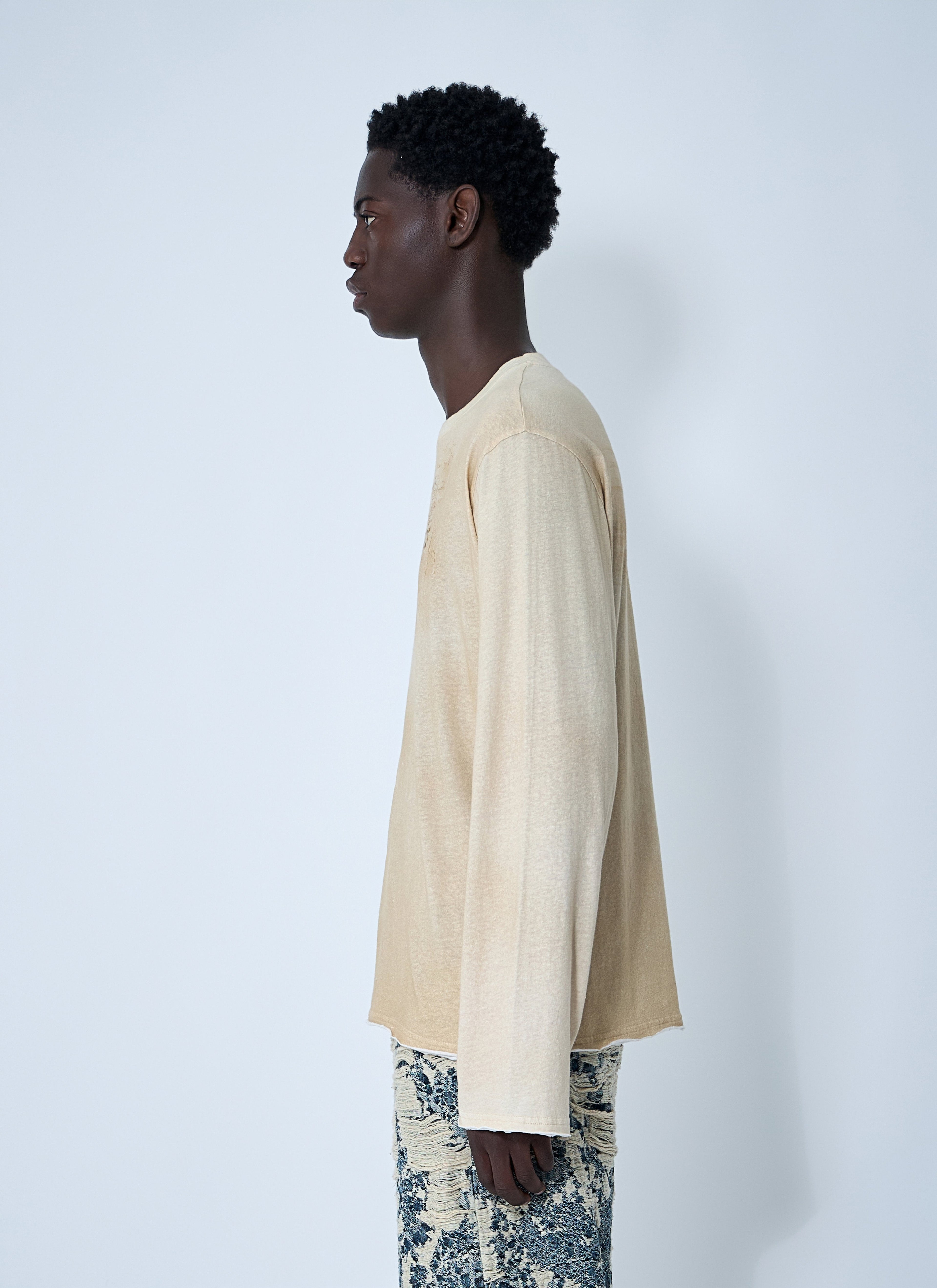 Acne Studios Men Logo Motif T-Shirt