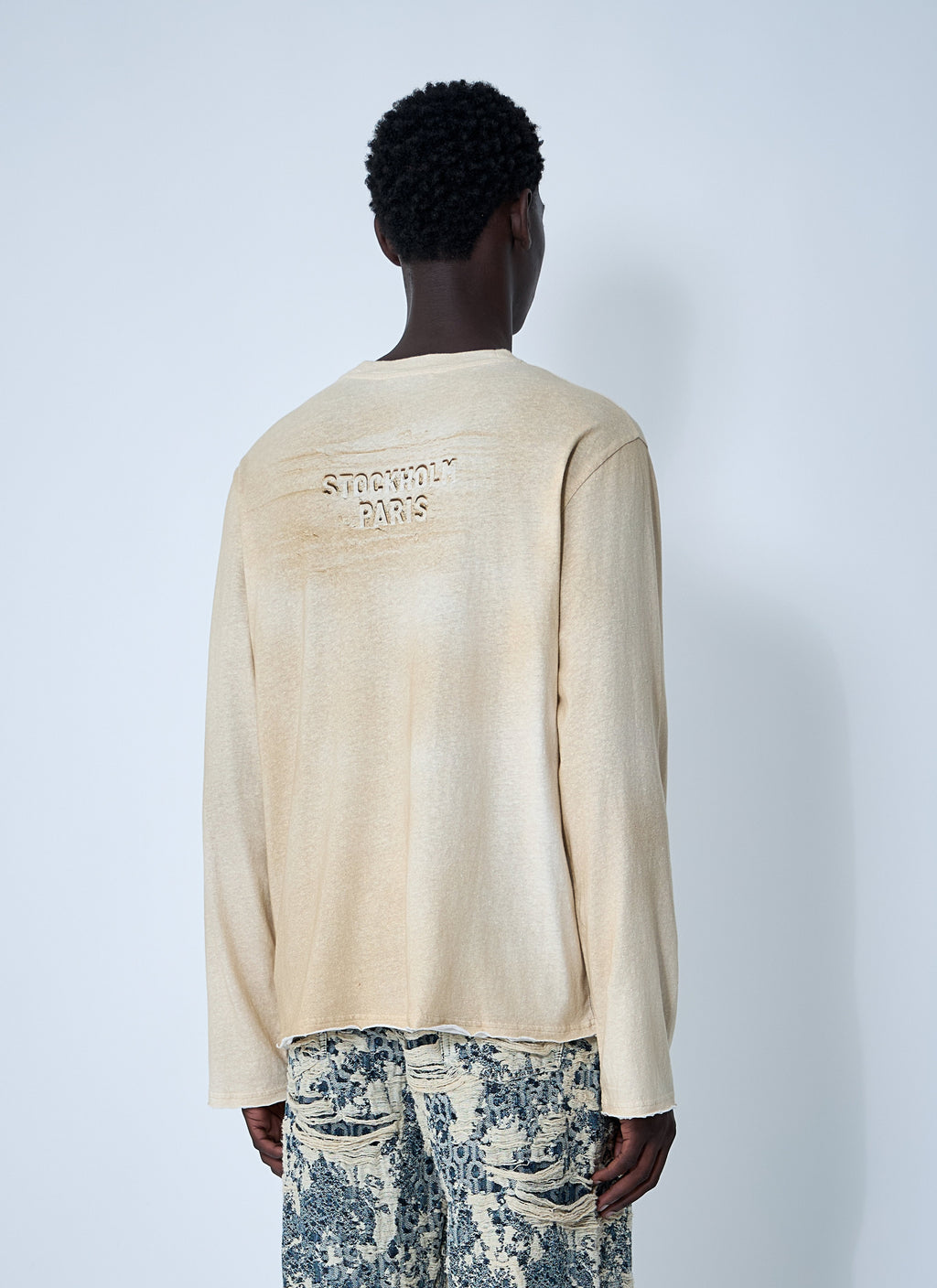 Acne Studios Men Logo Motif T-Shirt