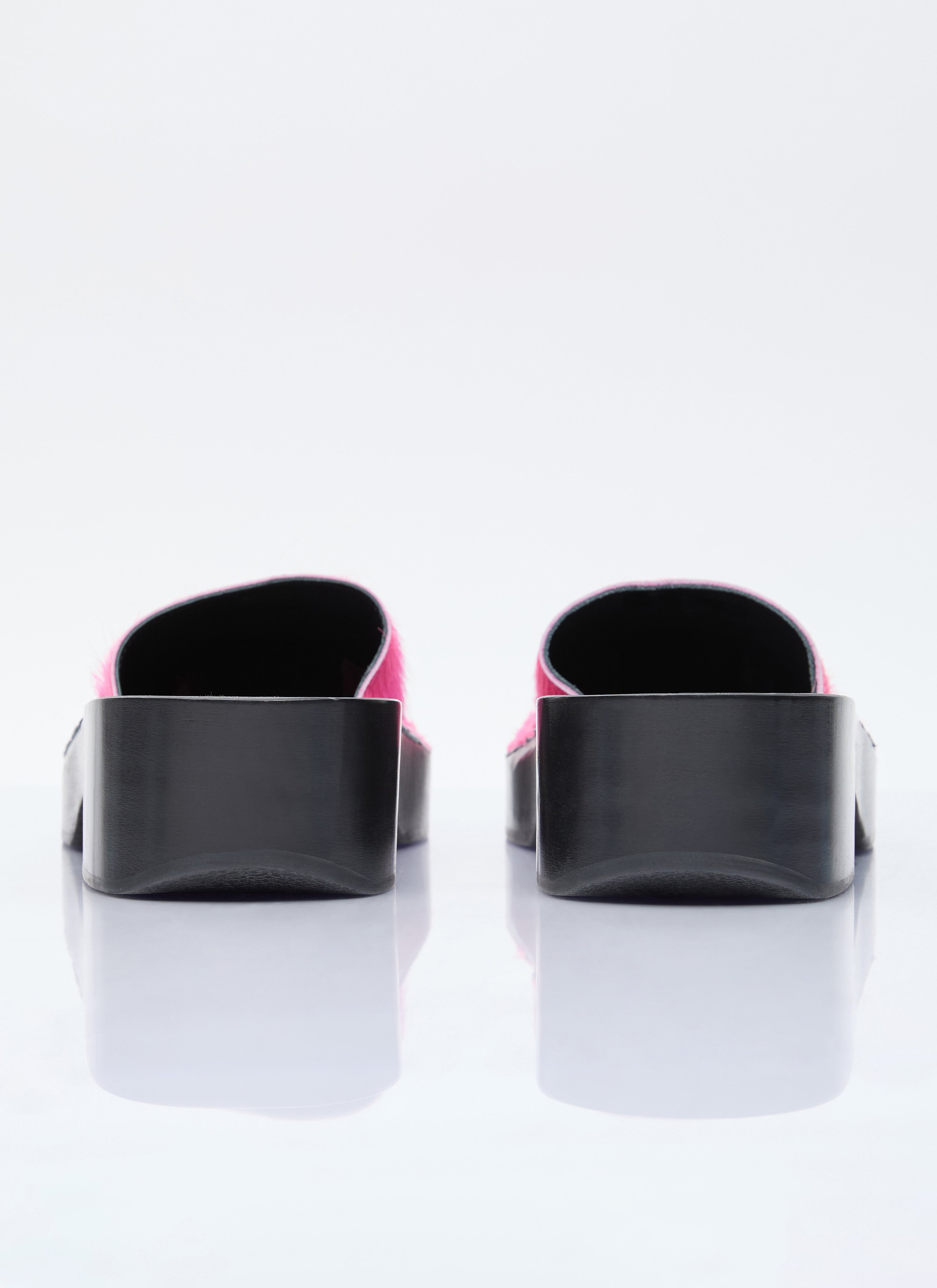 Acne Studios Women Hairy Wood Clogs