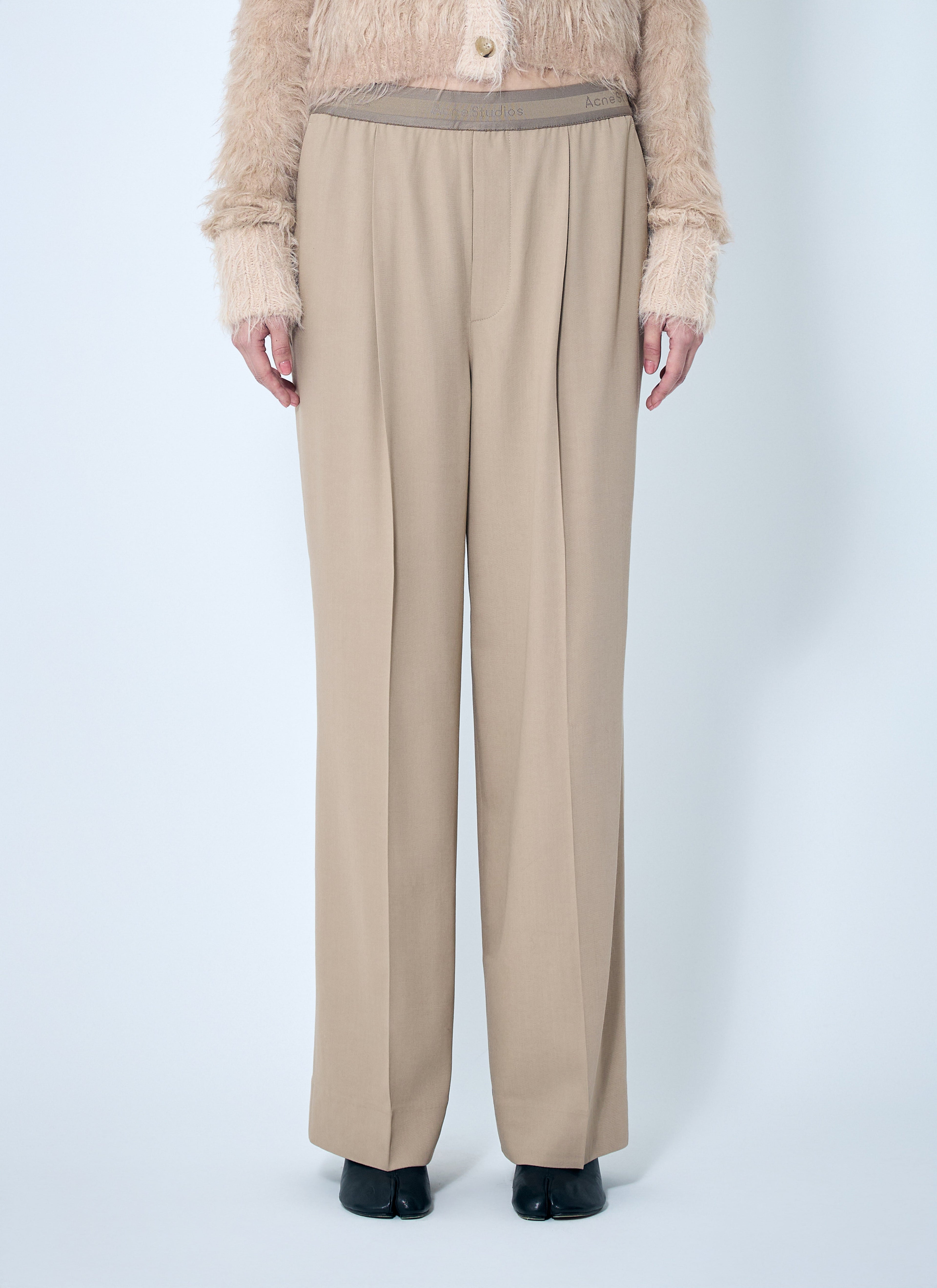 Acne Studios Women Logo Tape Twill Pants