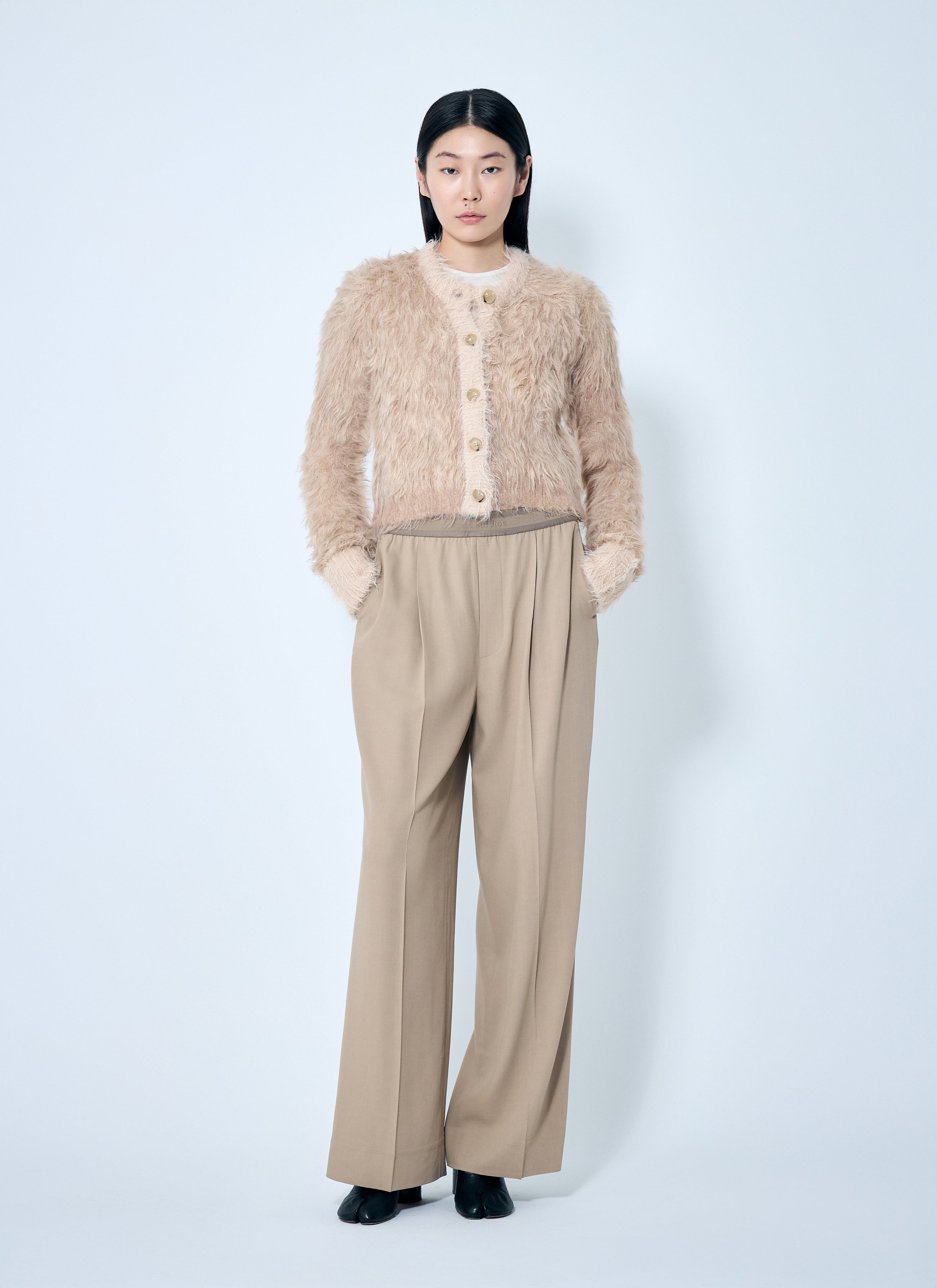 Acne Studios Women Logo Tape Twill Pants