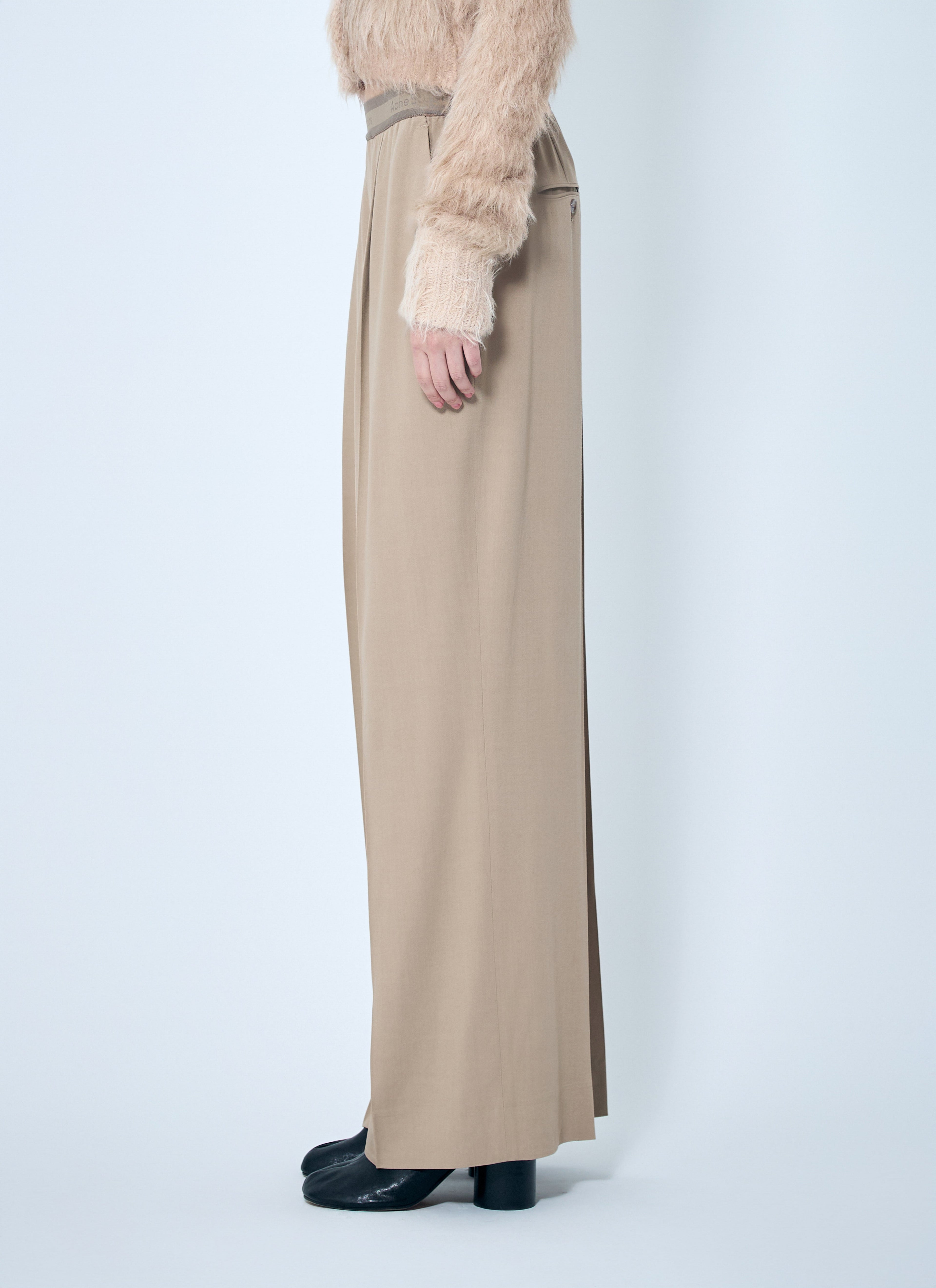 Acne Studios Women Logo Tape Twill Pants