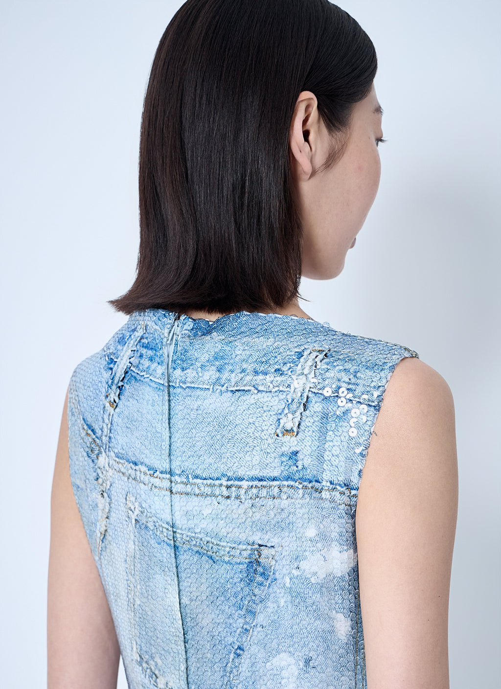 Acne Studios Women Printed Sequin Midi Dress