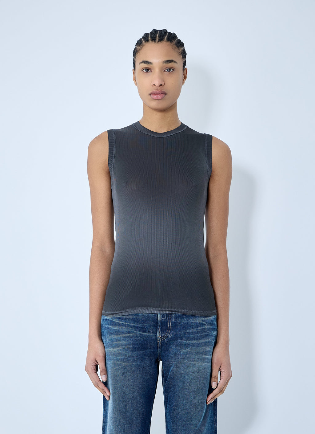 Acne Studios Women Logo Patch Tank Top