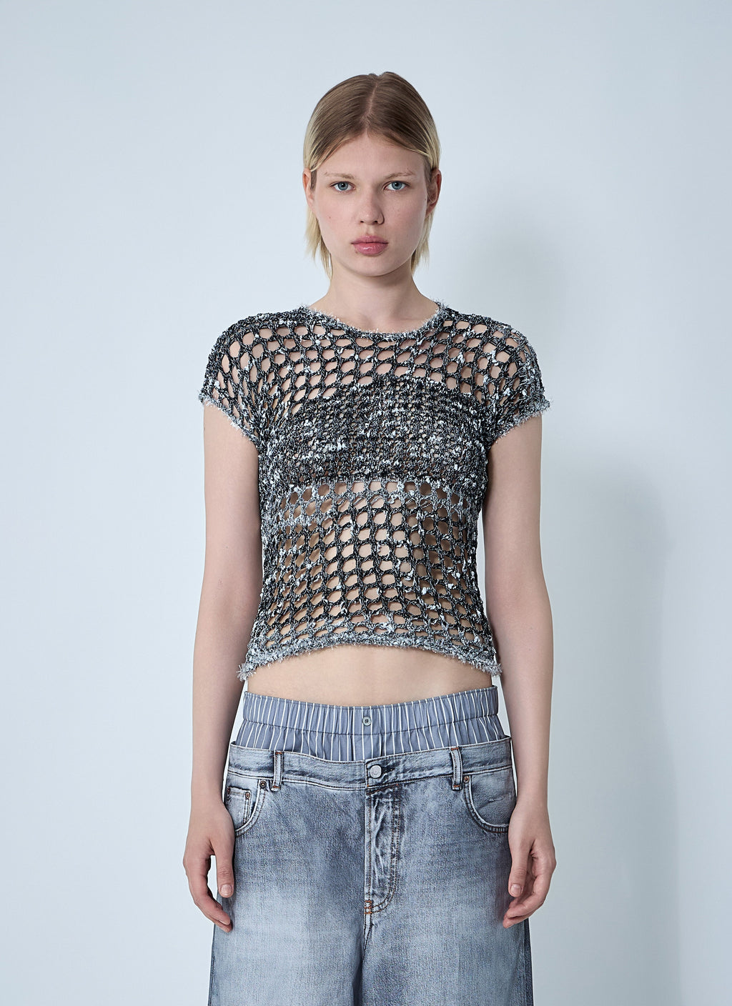 Acne Studios Women Crochet Top