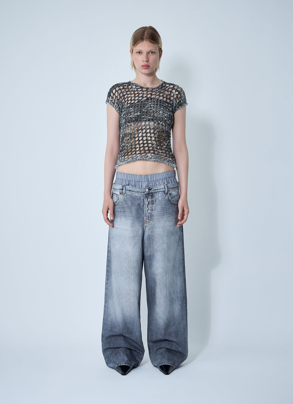 Acne Studios Women Crochet Top