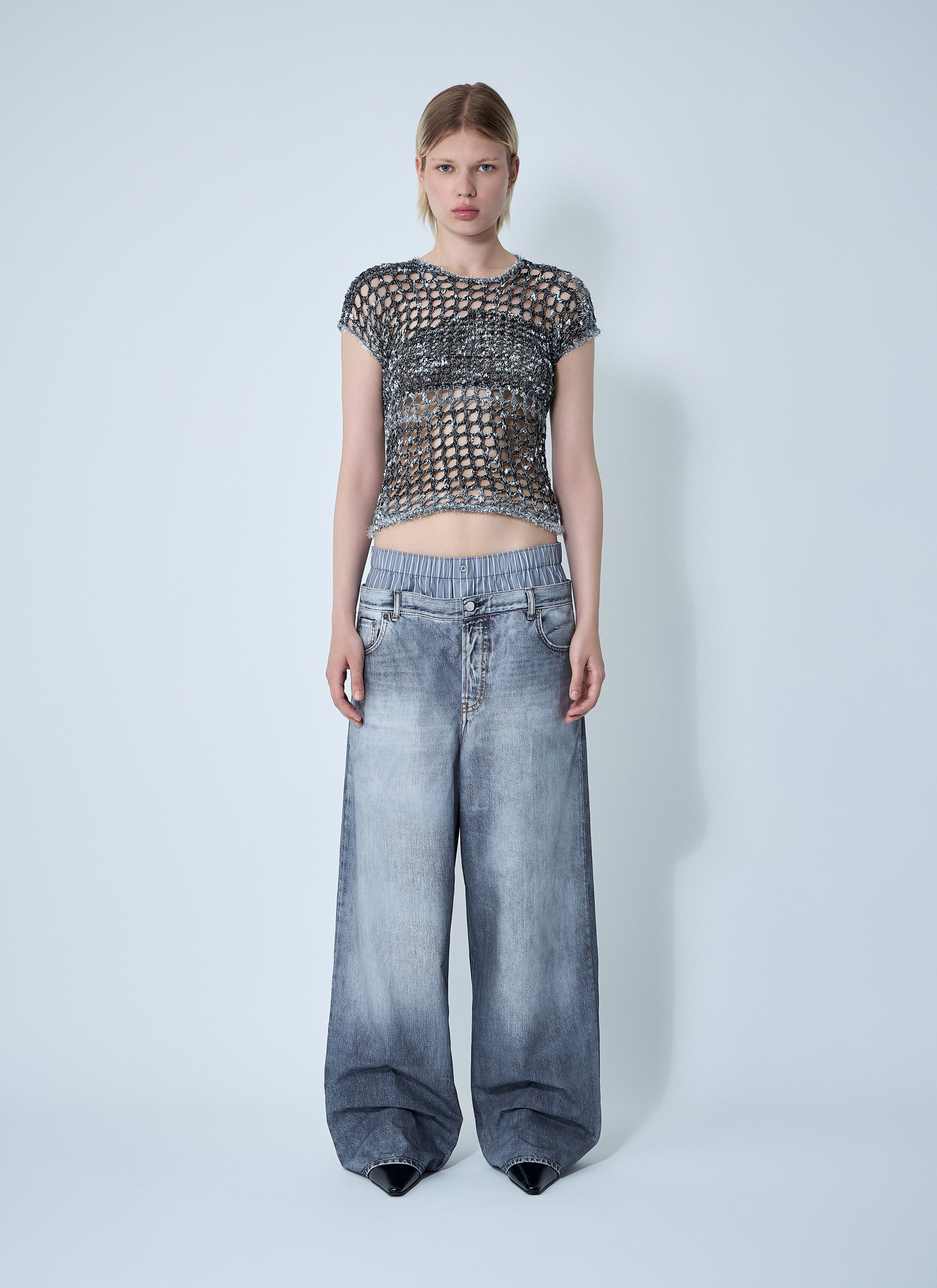 Acne Studios Women Crochet Top