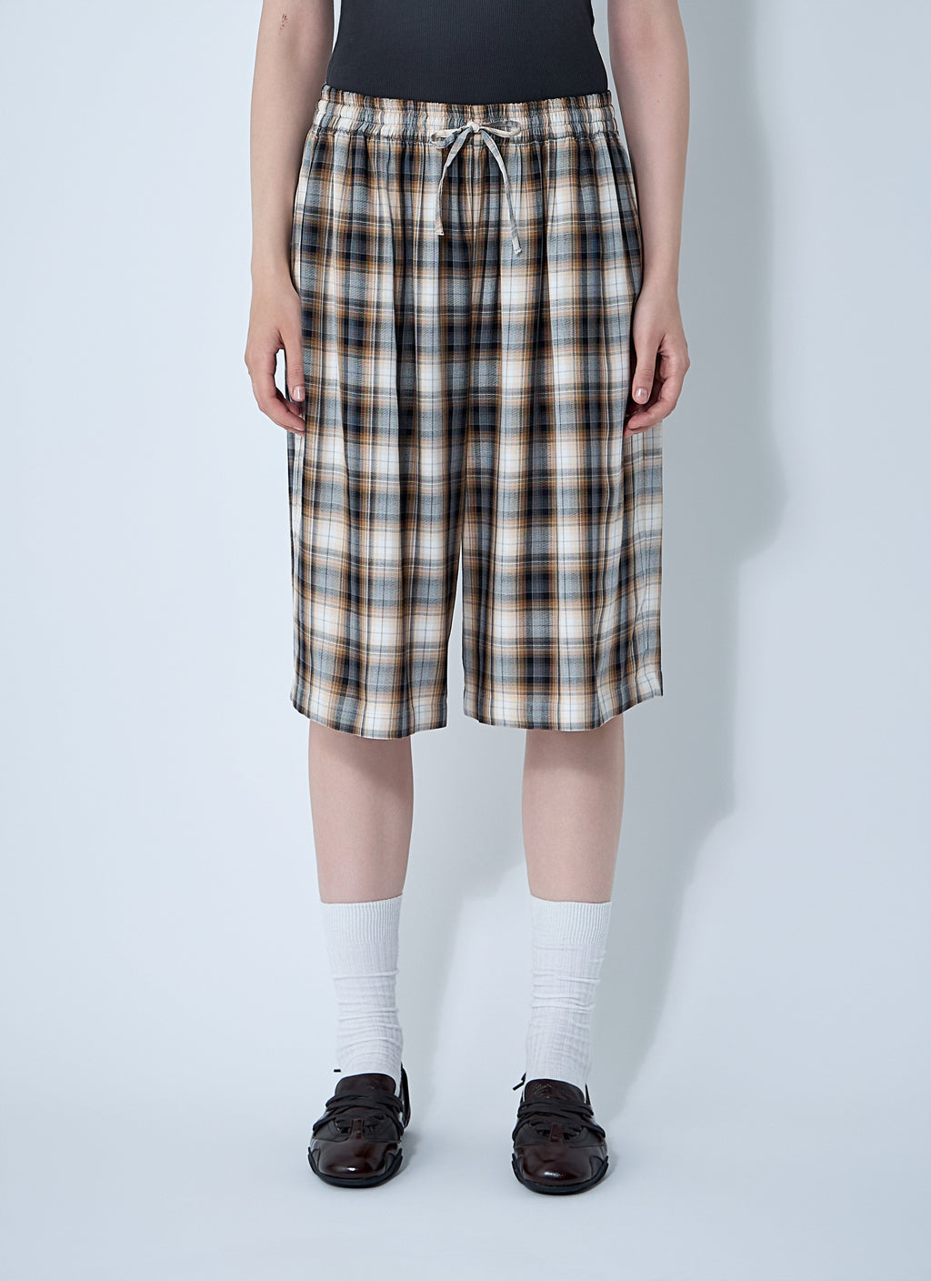 Acne Studios Men Check Shorts