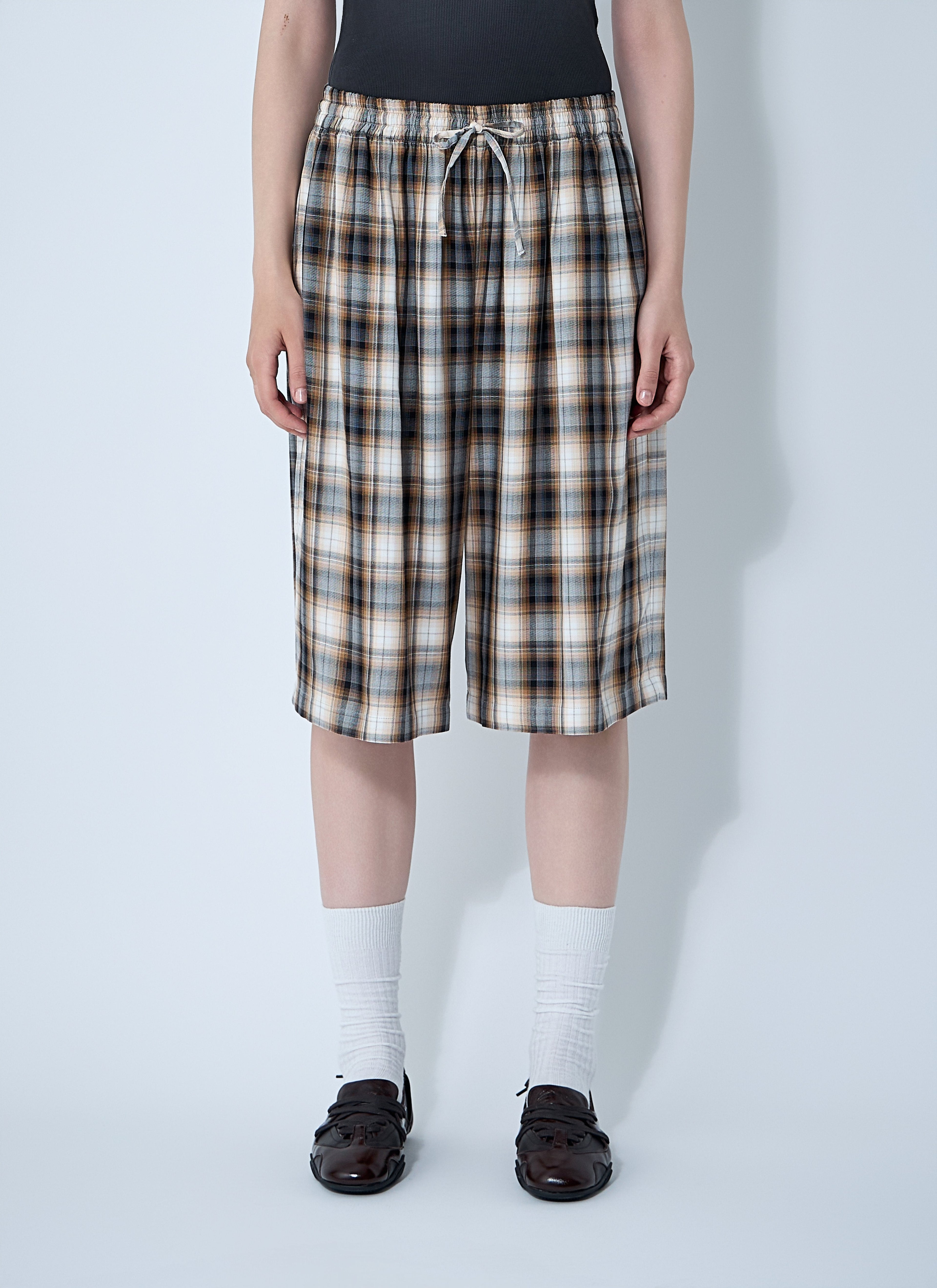 Acne Studios Men Check Shorts