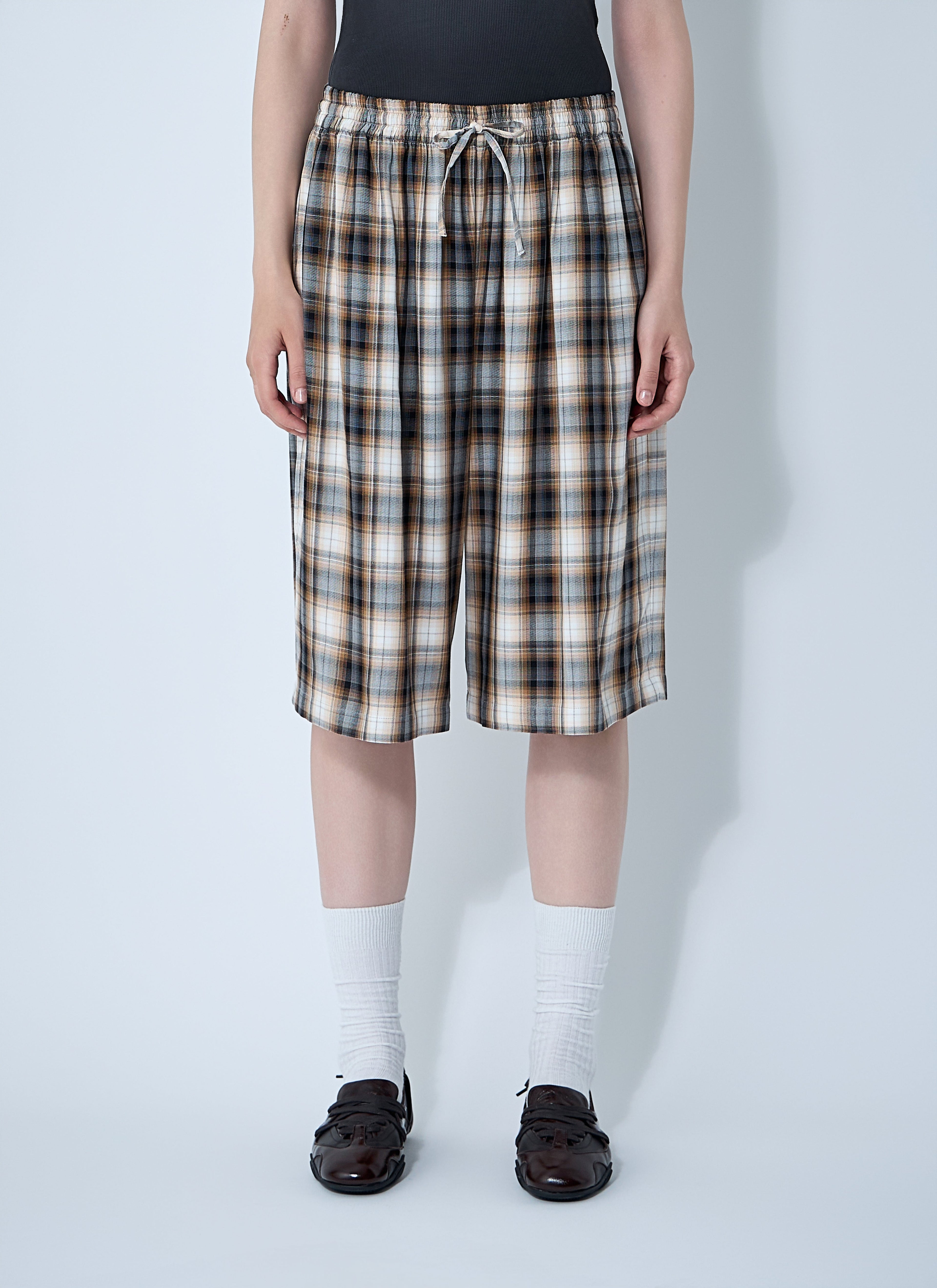 Acne Studios Women Check Shorts