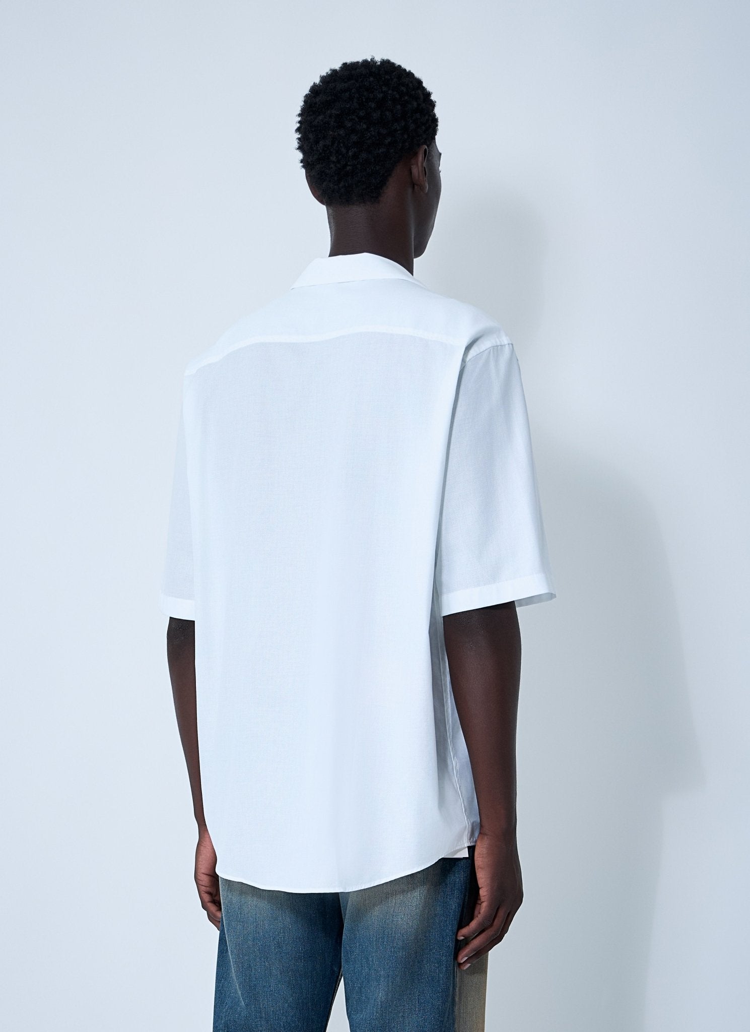 Acne Studios Men Logo Embroidery Shirt - EZE Fashion®