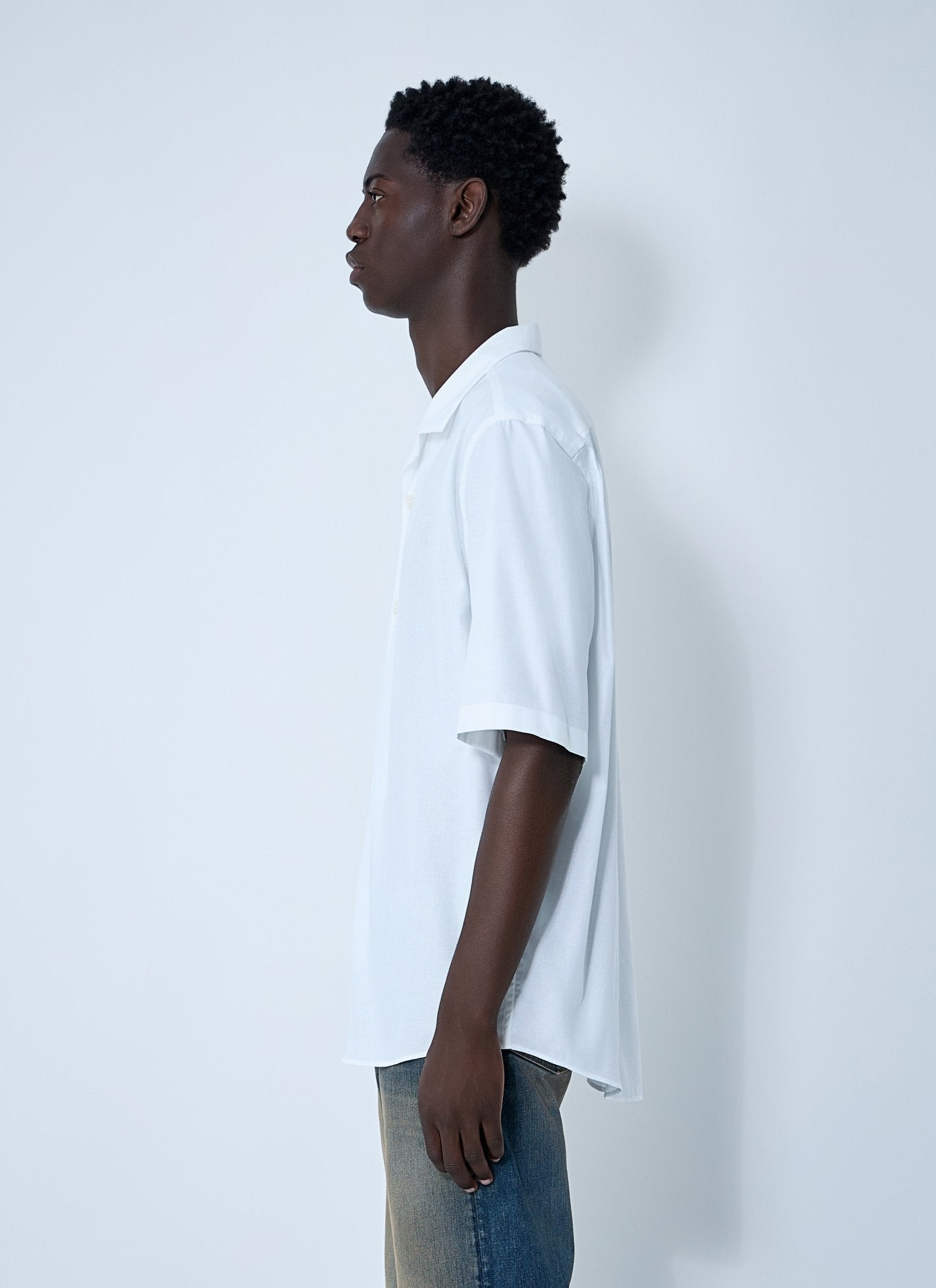 Acne Studios Men Logo Embroidery Shirt - EZE Fashion®