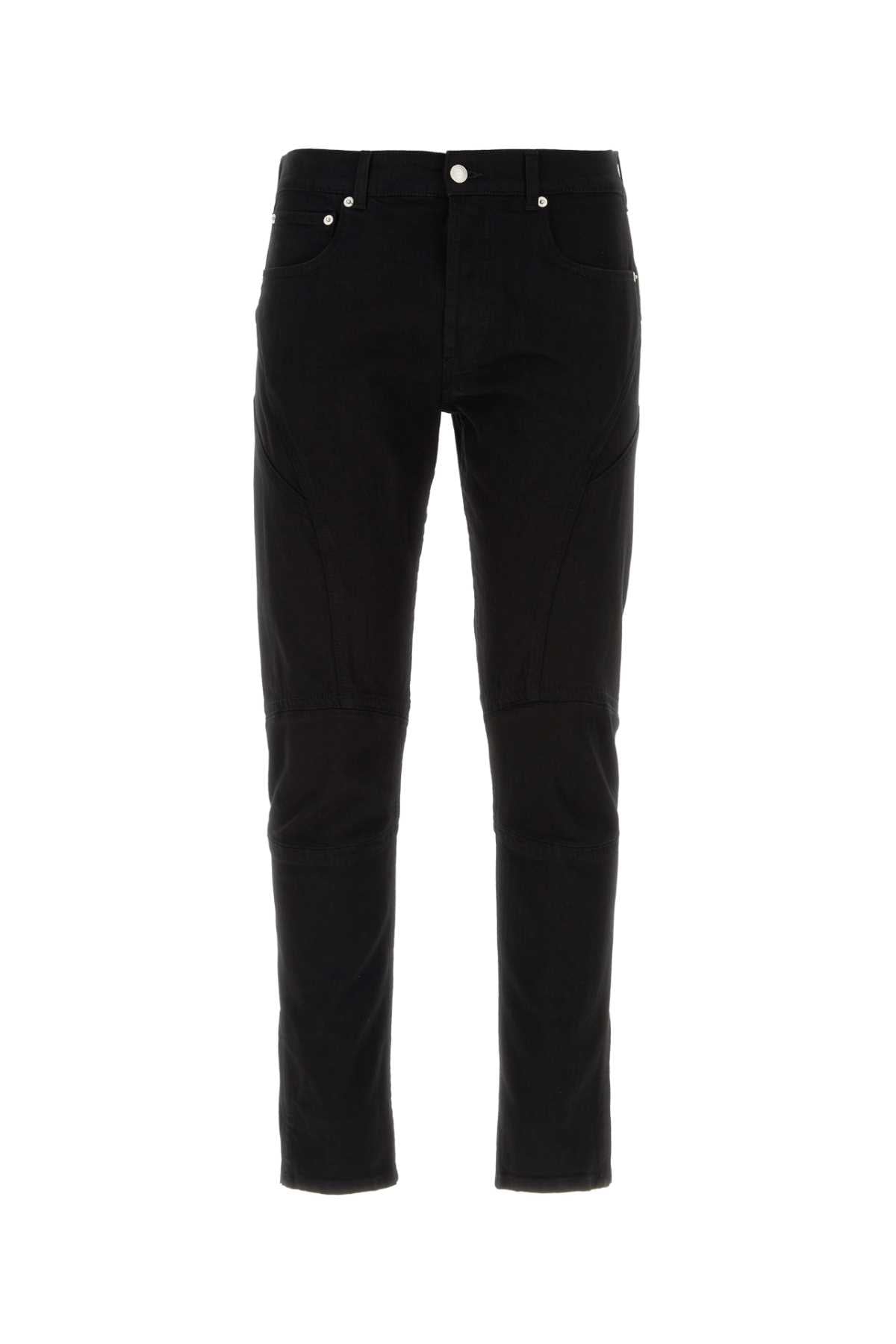 Alexander Mcqueen Men Black Stretch Denim Jeans - EZE Fashion®