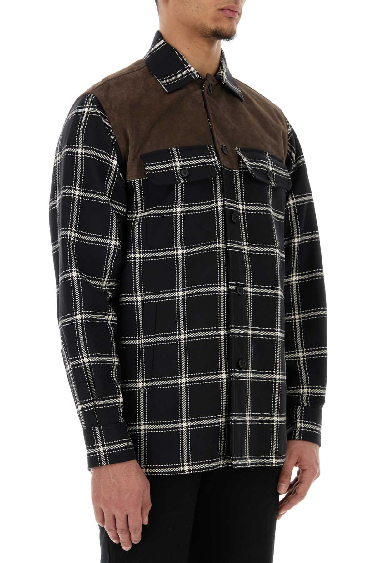 Alexander Mcqueen Men Embroidered Cotton Shirt - EZE Fashion®