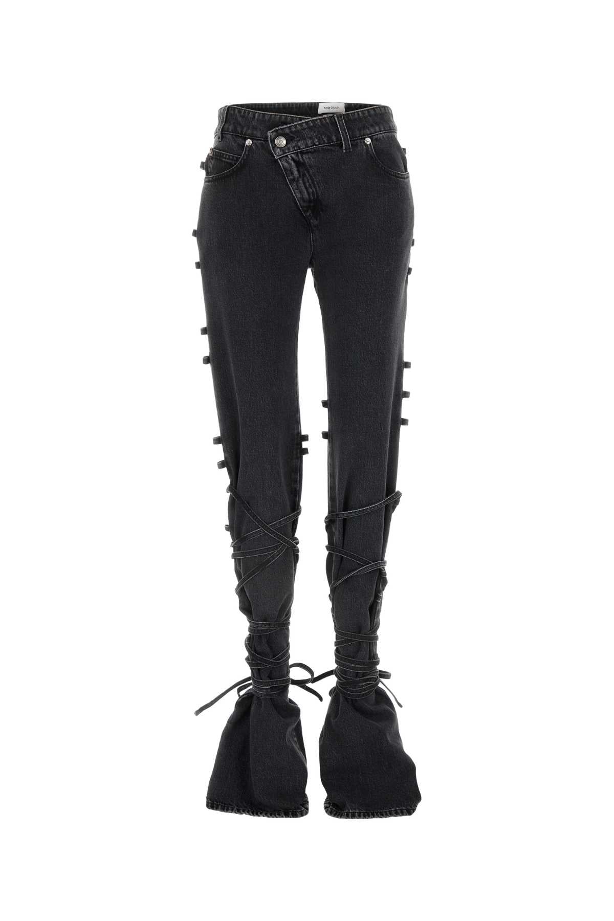 Alexander Mcqueen Women Black Denim Jeans - EZE Fashion®
