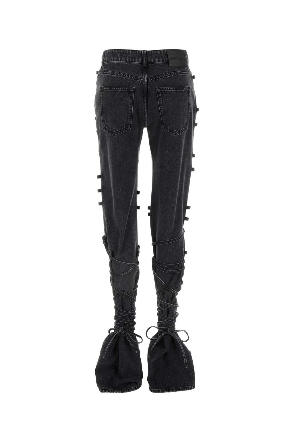 Alexander Mcqueen Women Black Denim Jeans - EZE Fashion®