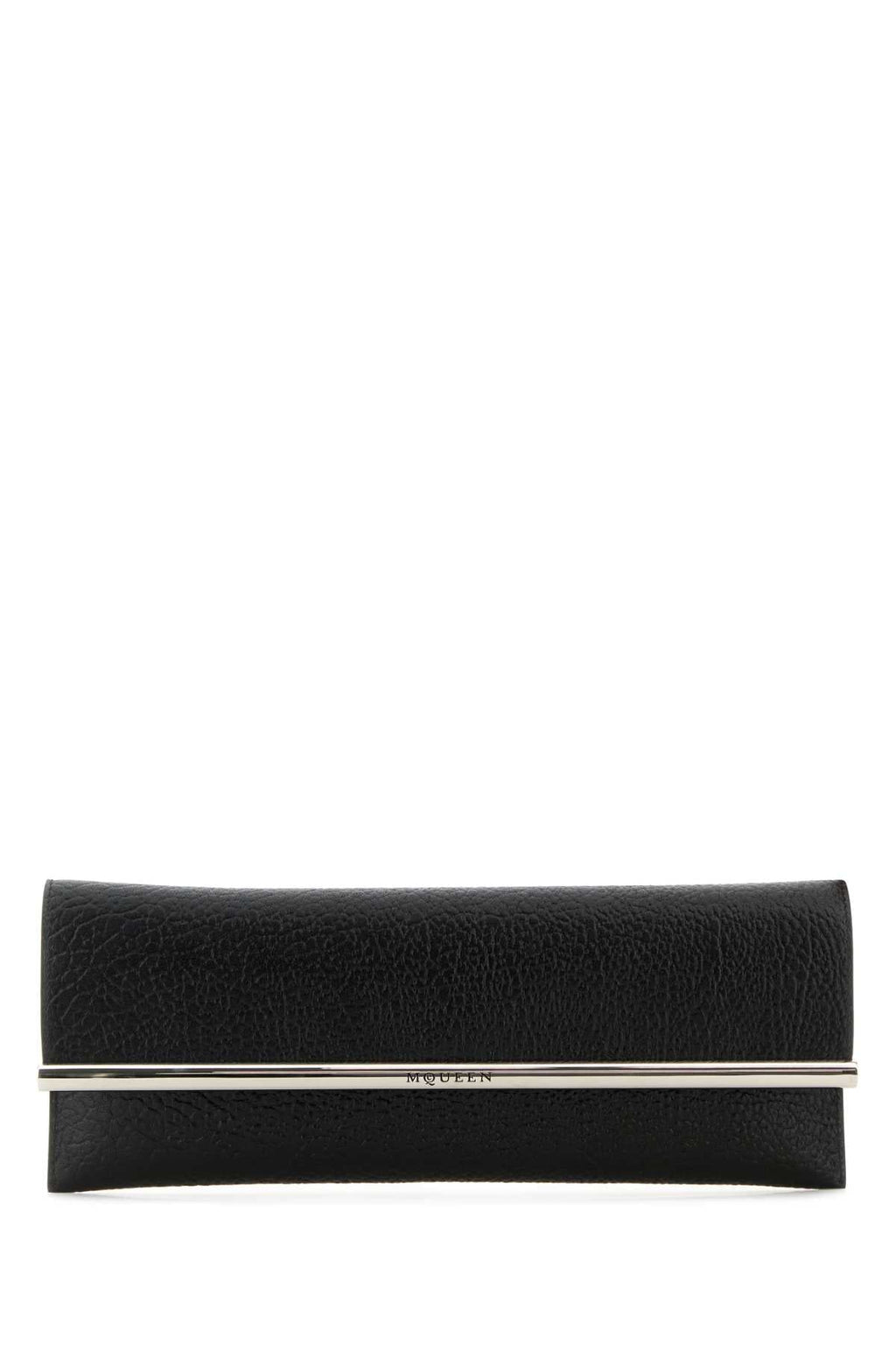 Alexander Mcqueen Women Black Leather Cross B - Long Clutch - EZE Fashion®