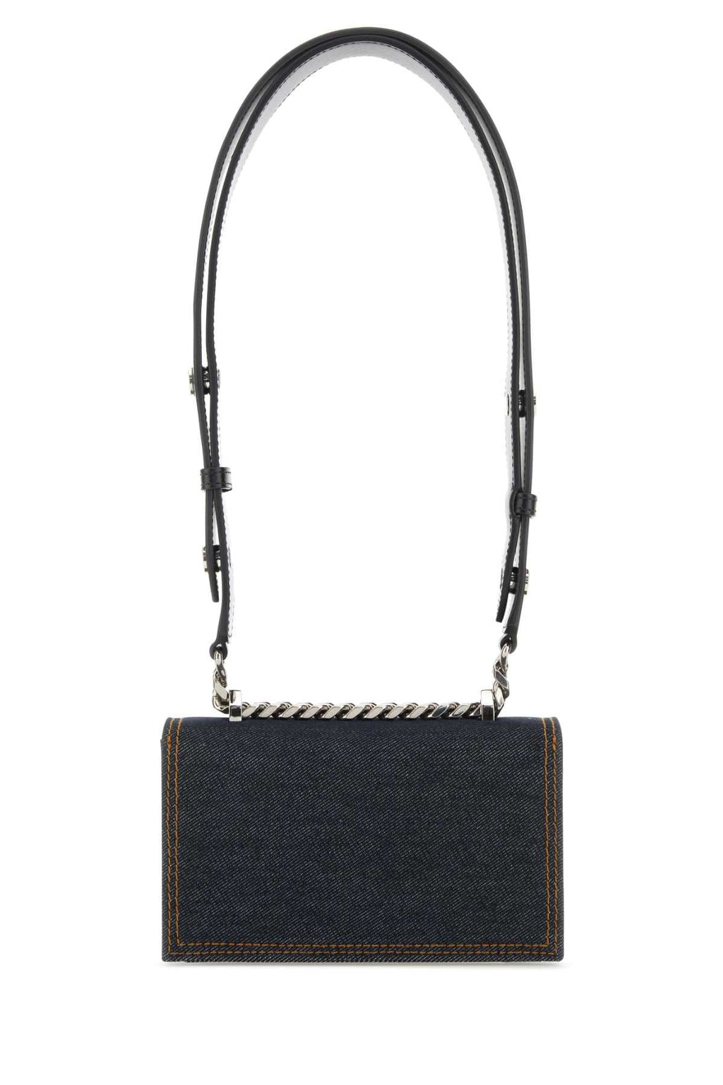 Alexander Mcqueen Women Dark Blue Mini Skull Shoulder Bag - EZE Fashion®