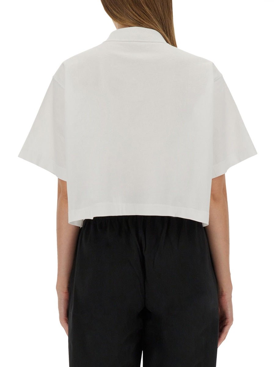Alexander Wang Women Cropped Jersey Polo Shirt - EZE Fashion®