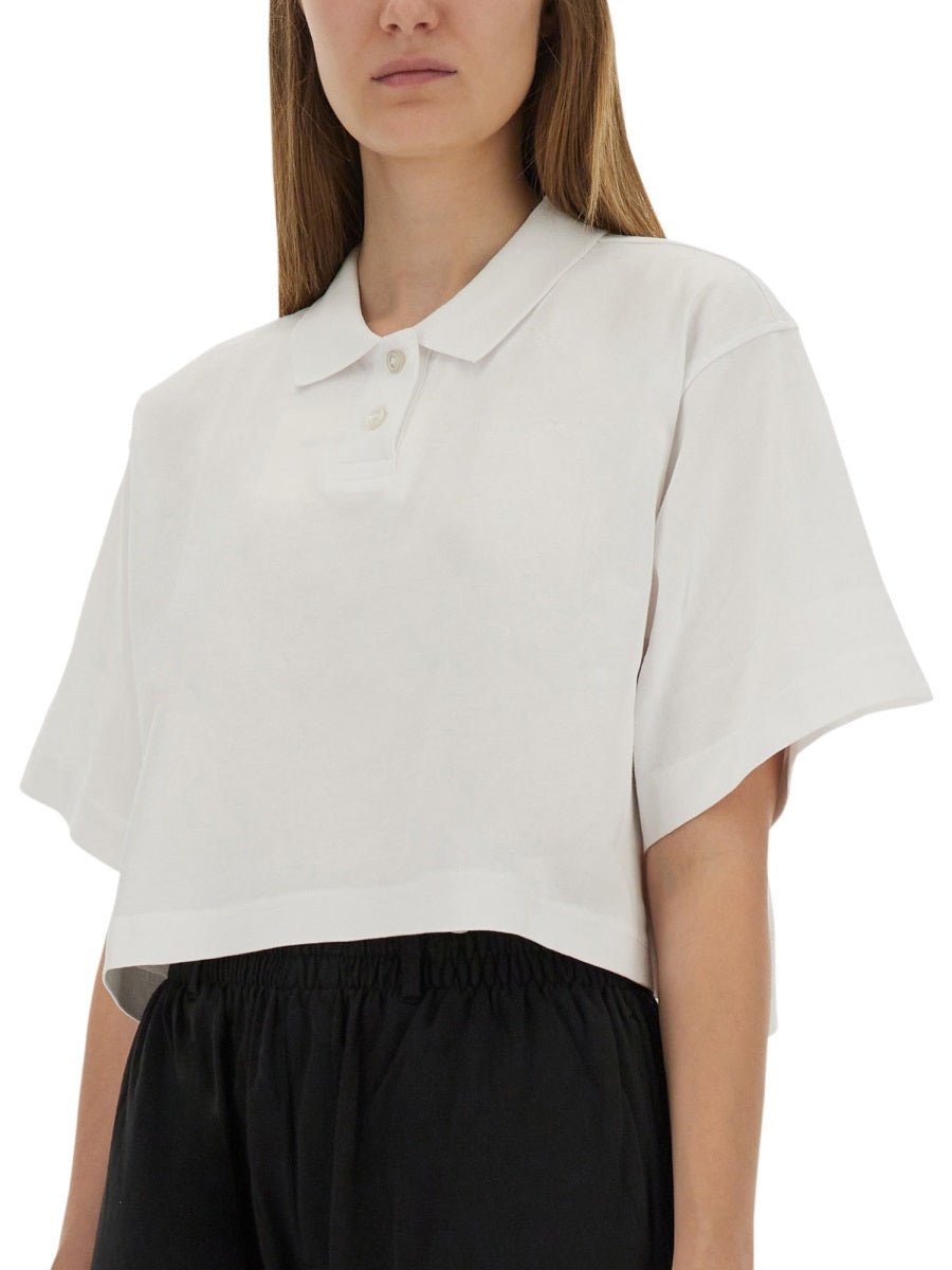Alexander Wang Women Cropped Jersey Polo Shirt - EZE Fashion®