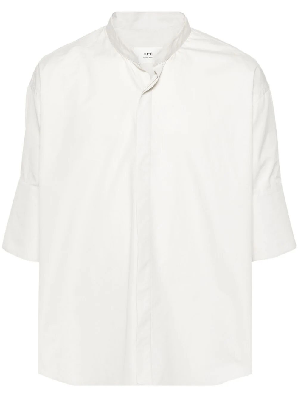 Ami Alexandre Mattiussi Women Mandarin Collar Shirt - EZE Fashion®