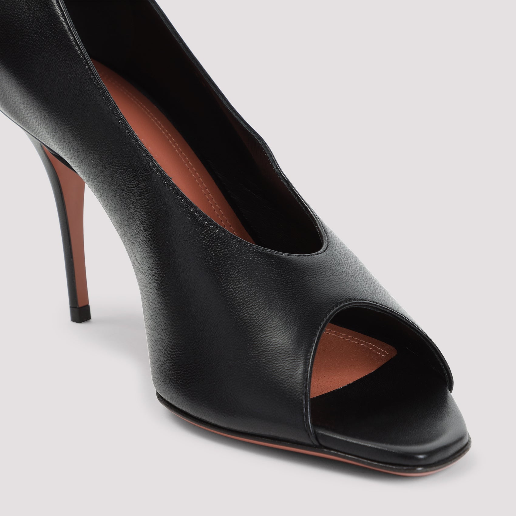 Amina Muaddi Julianne 90 Peep Toe Nappa Pumps Women - EZE Fashion®