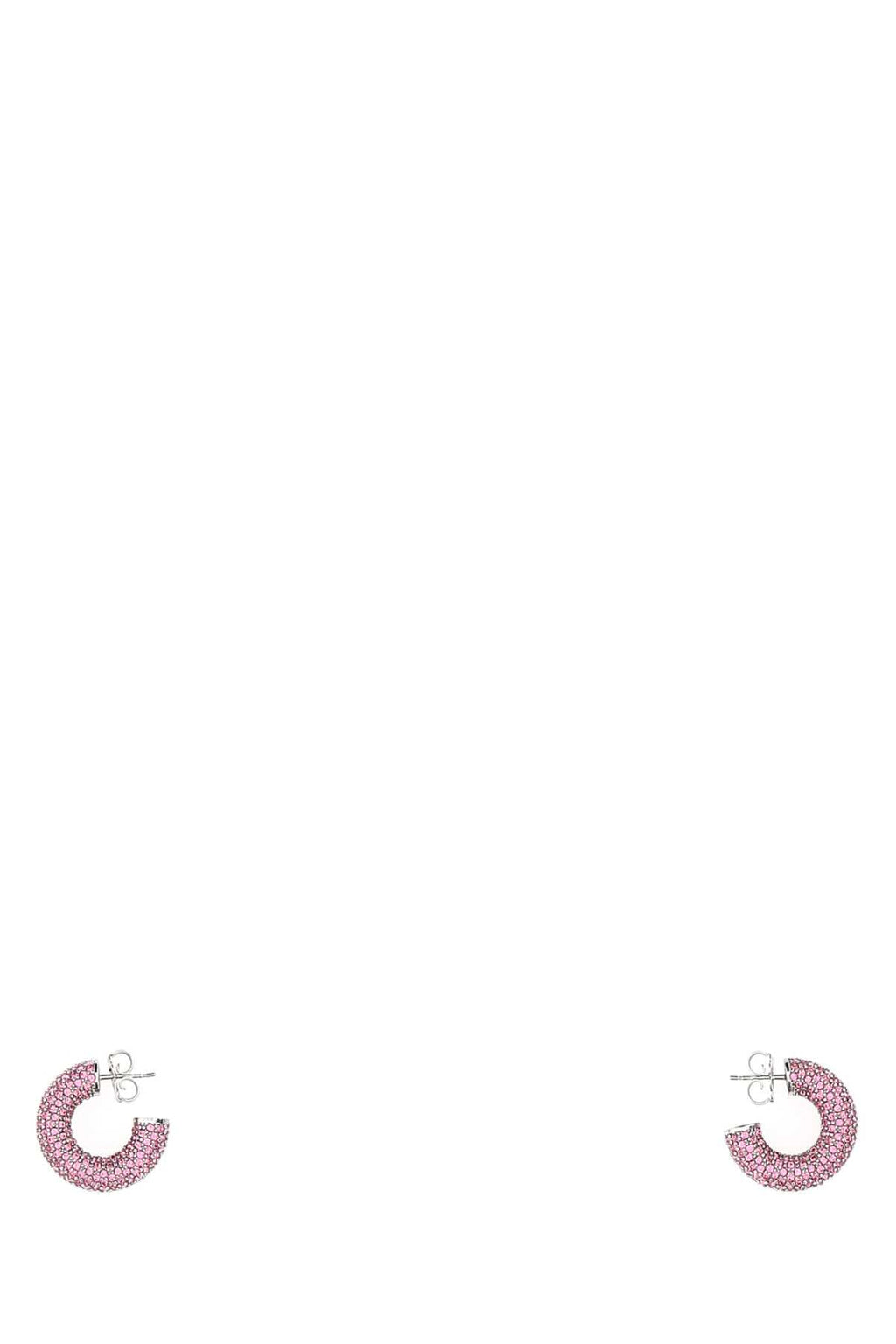 Amina Muaddi Women Embellished Metal Mini Cameron Earrings - EZE Fashion®