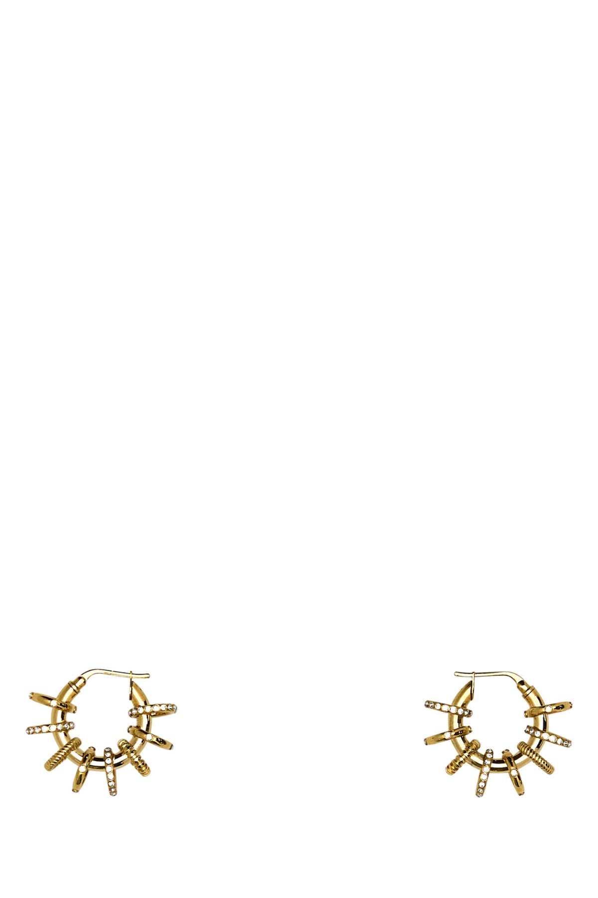 Amina Muaddi Women Gold Metal Multiring Earrings - EZE Fashion®