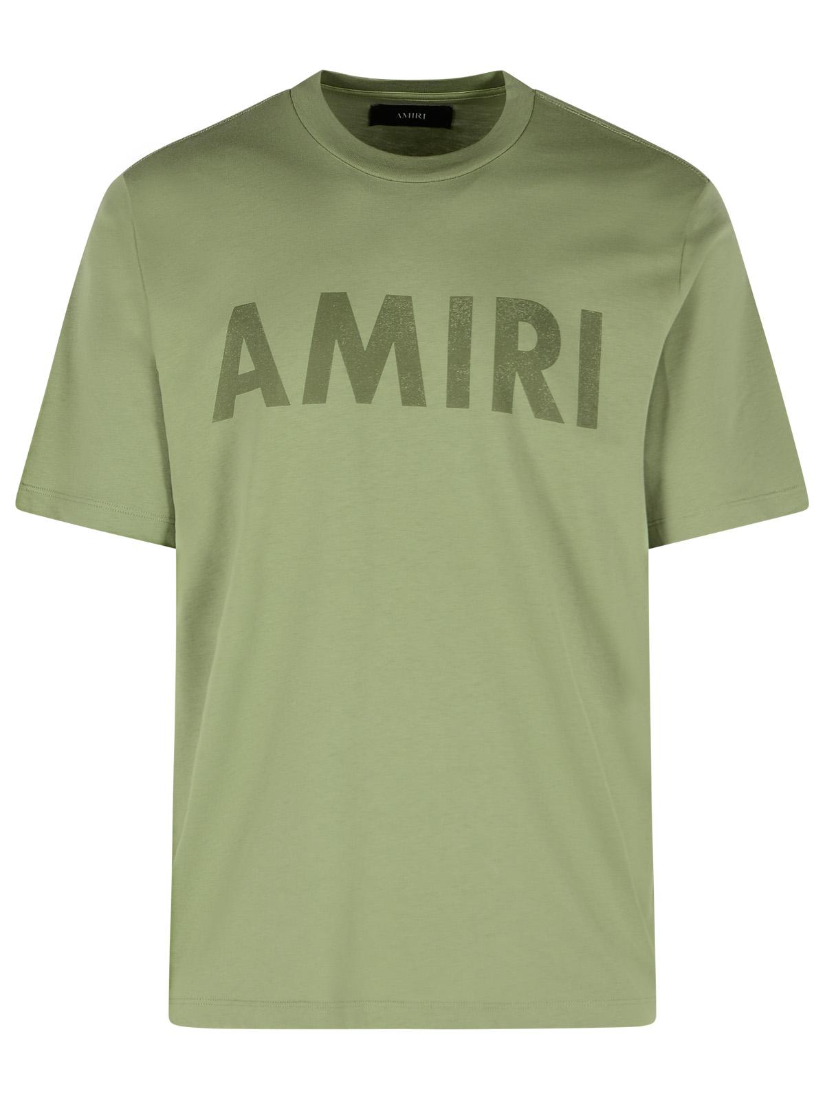 Amiri Olive Cotton T-Shirt Men - EZE Fashion®