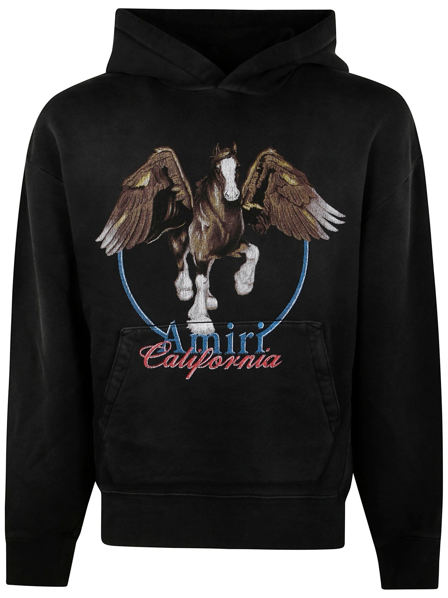 Amiri Unisex Vintage Wash Pegasus Os Hoodie - EZE Fashion®