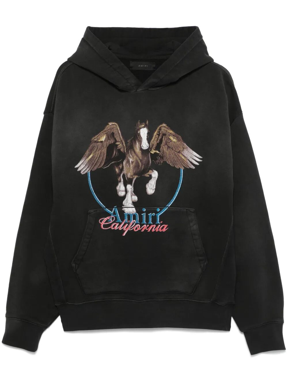 Amiri Unisex Vintage Wash Pegasus Os Hoodie - EZE Fashion®