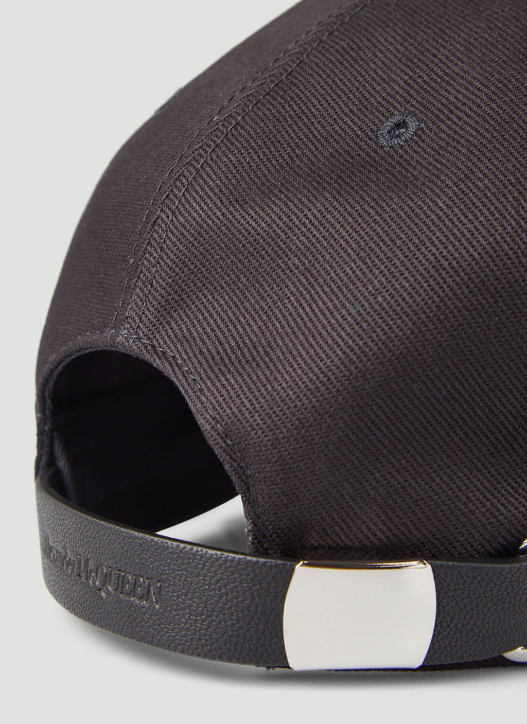 Alexander Mcqueen Men Embroidered-Logo Baseball Cap