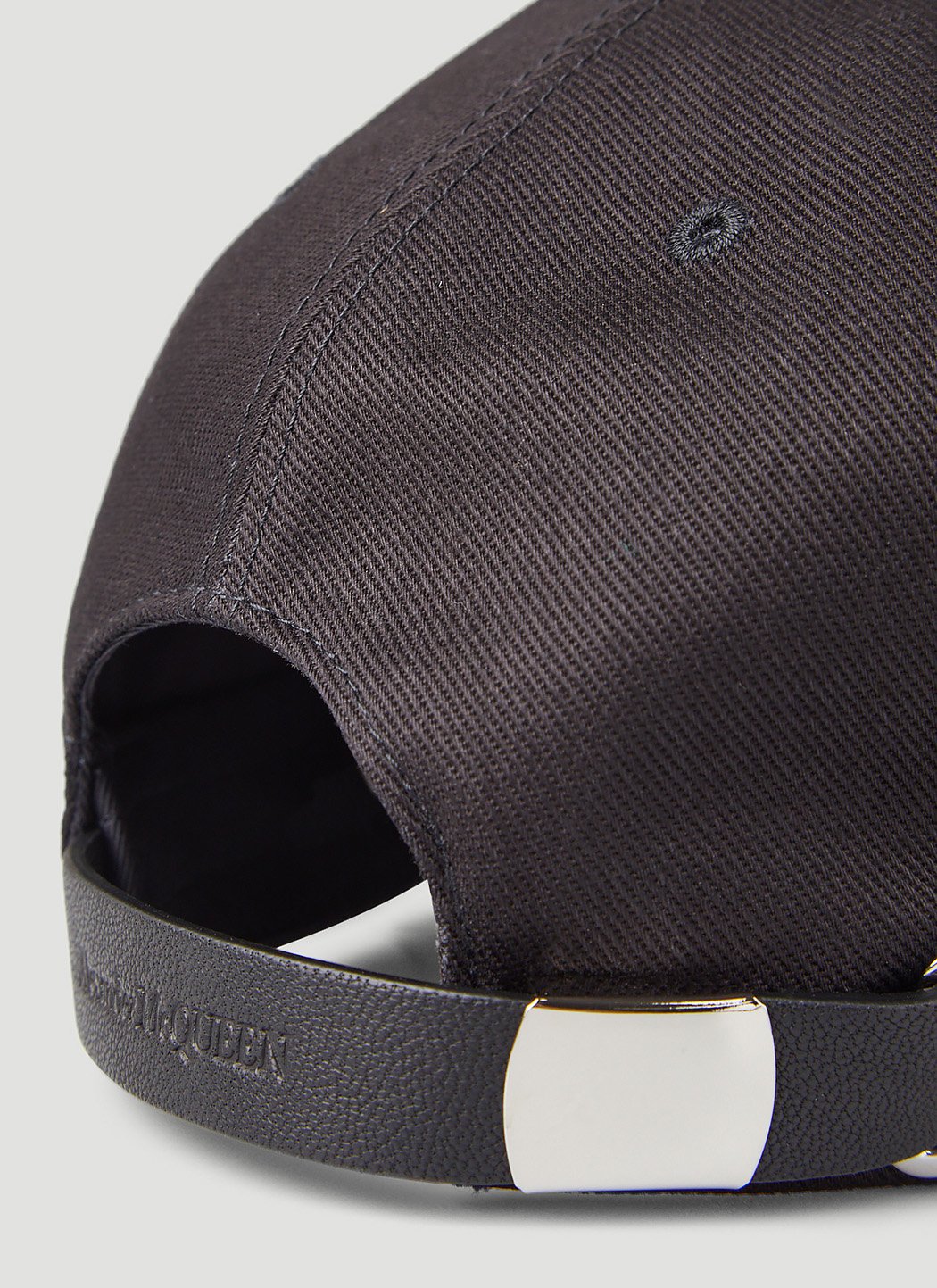 Alexander Mcqueen Men Embroidered-Logo Baseball Cap