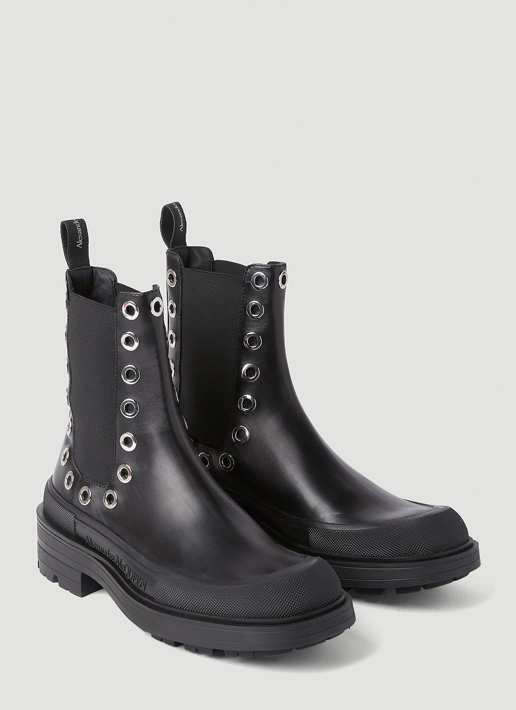 Alexander Mcqueen Men Eyelet Boots