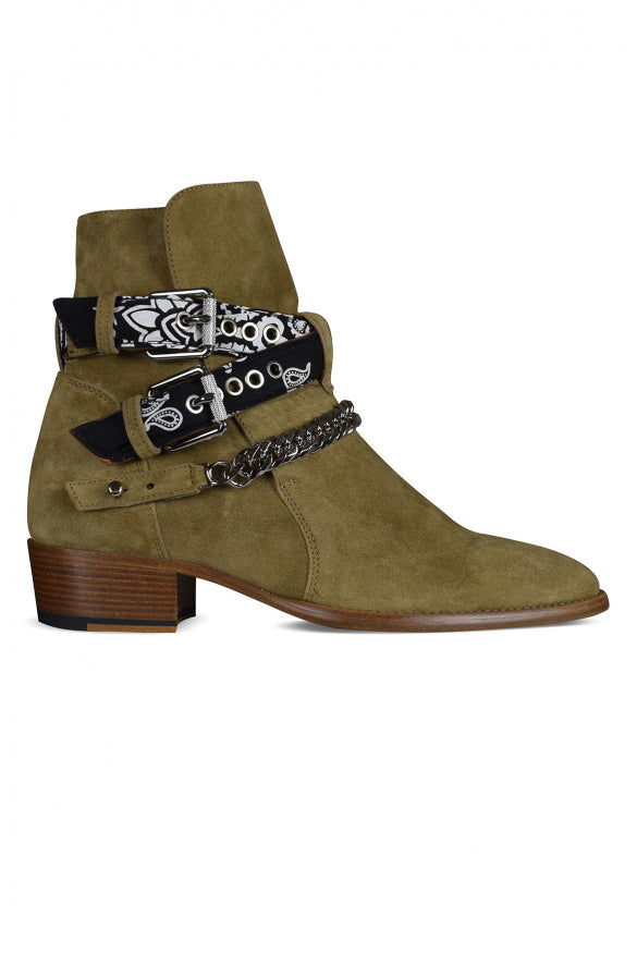 Amiri Men Boots Bandana Buckle
