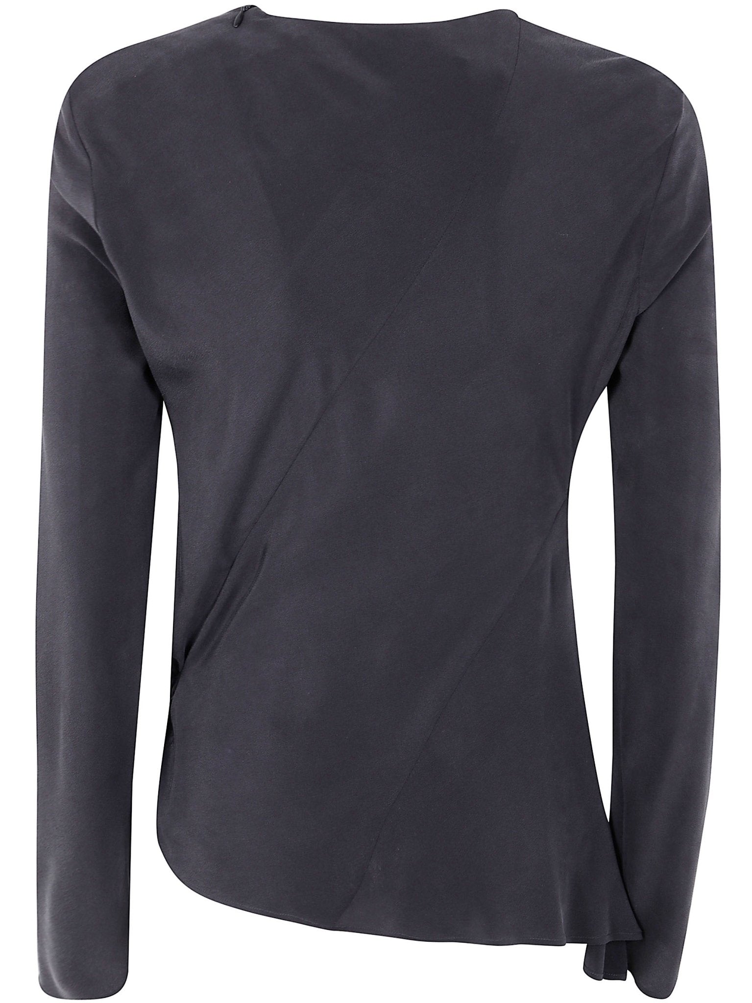 Ann Demeulemeester Women "Deana" Long Sleeve Asymmetric Top - EZE Fashion®