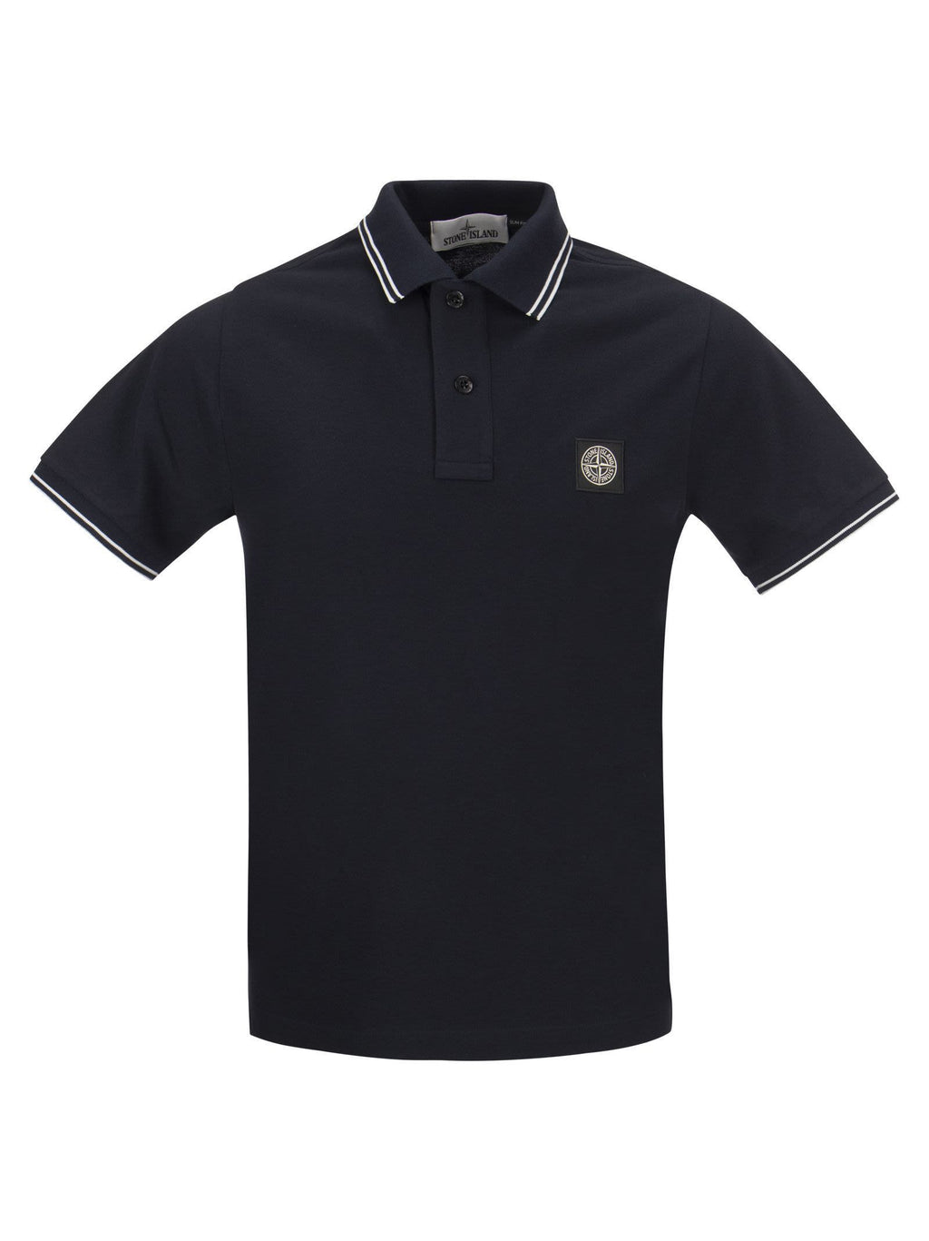 Stone Island Men Slim Cotton Polo Shirt