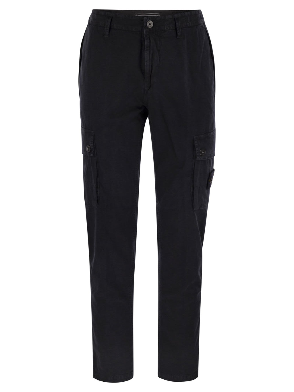 Stone Island Men Cotton Cargo Trousers