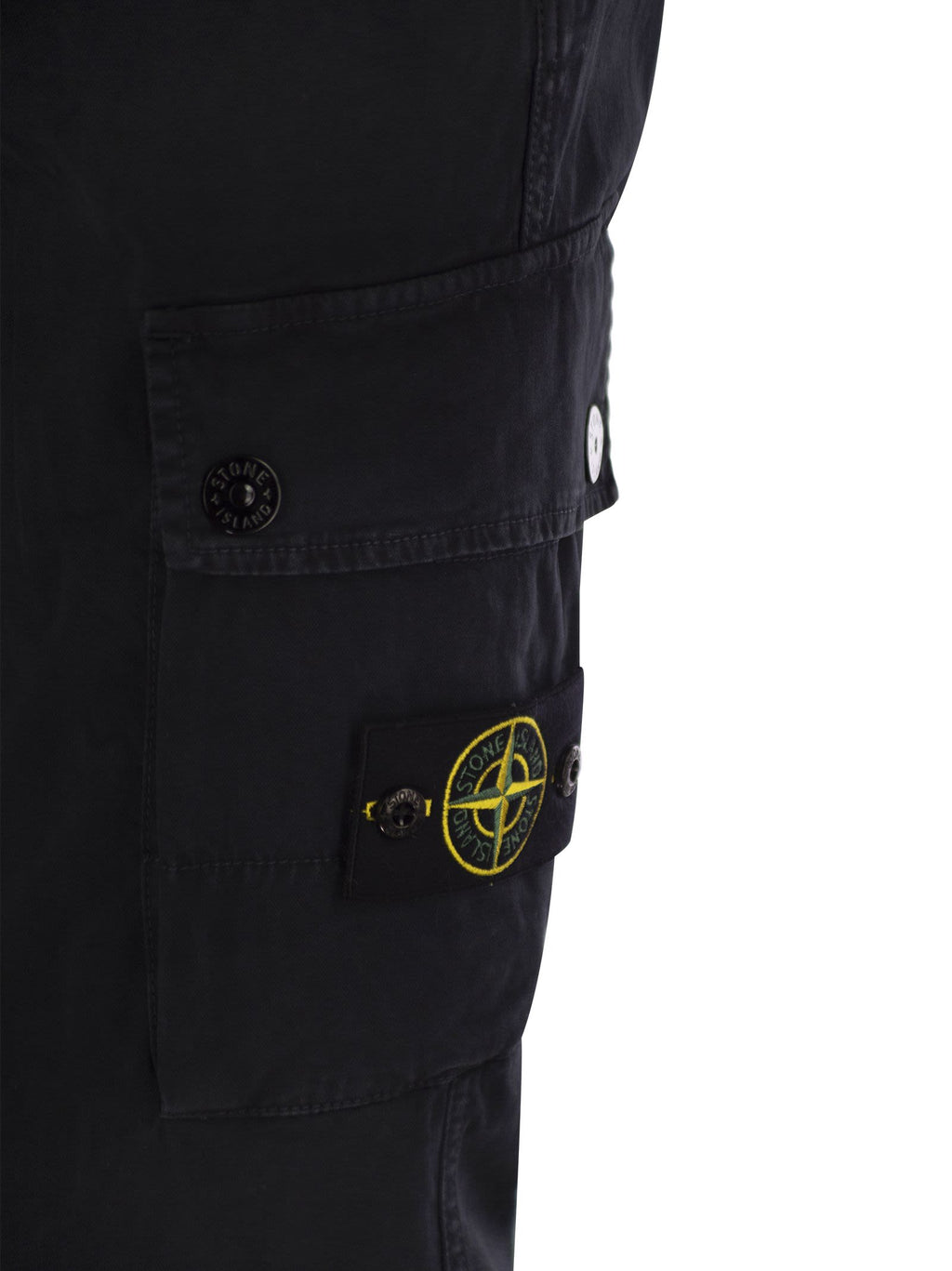 Stone Island Men Cotton Cargo Trousers