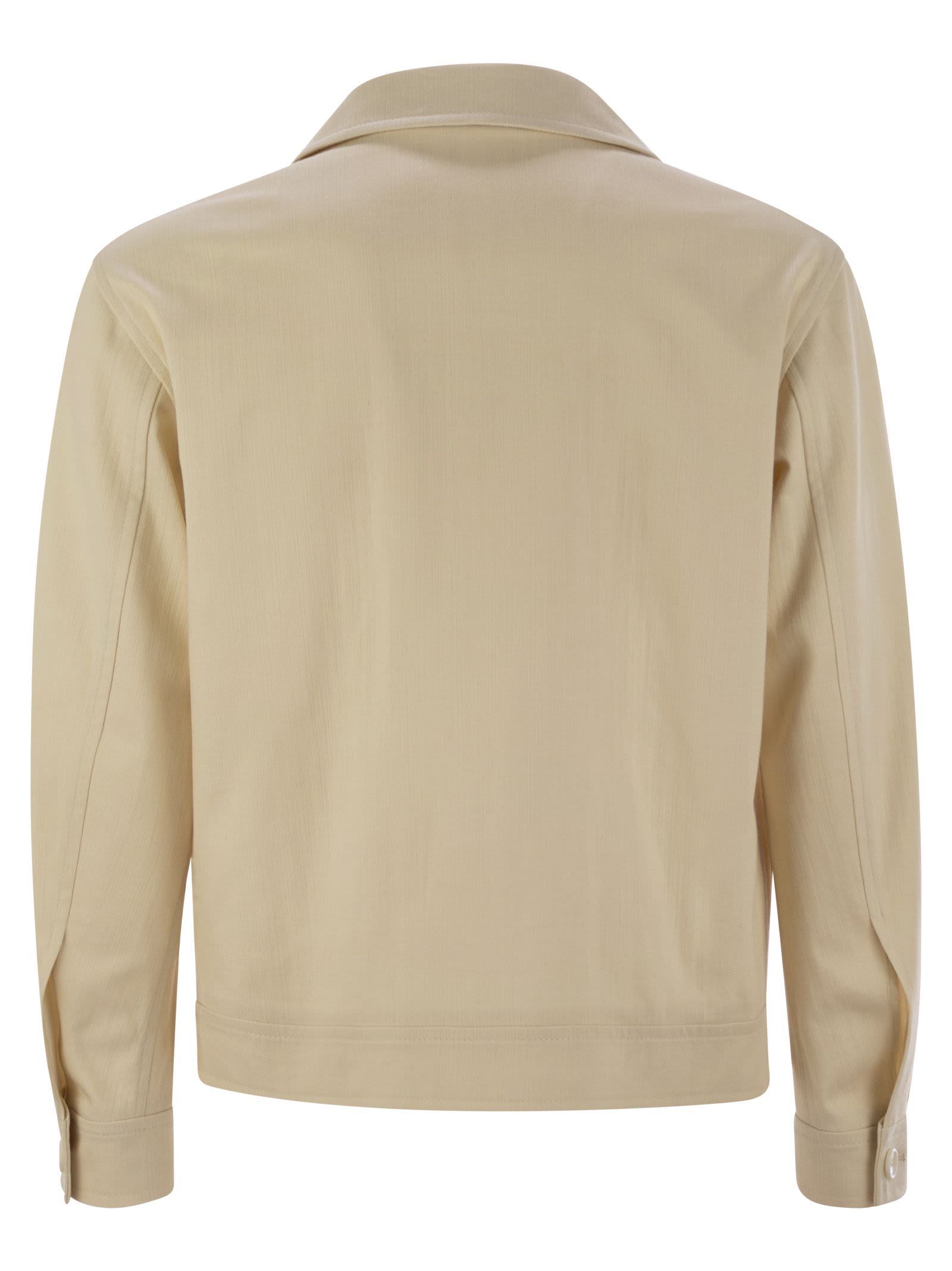 Tagliatore Men Stretch Cotton Blend Jacket