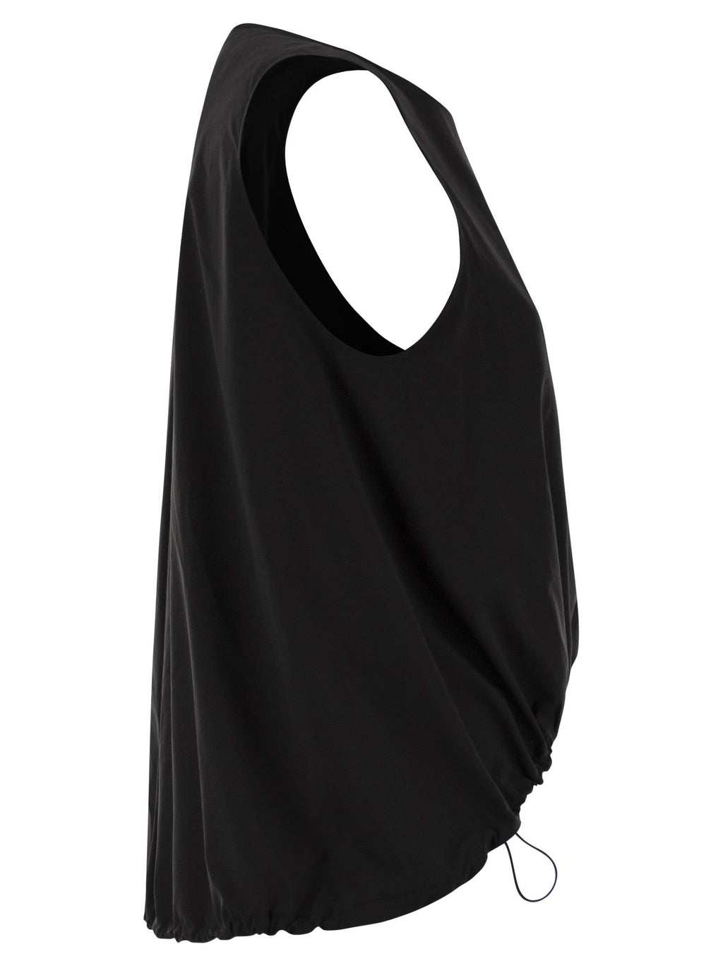 Herno Women Sleeveless Top In Tech Trait