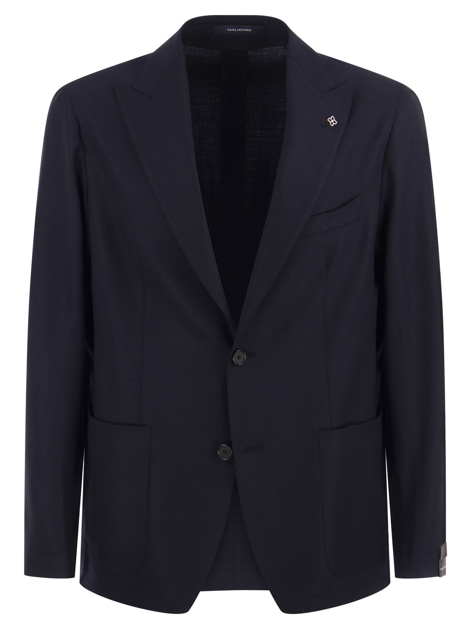 Tagliatore Men Two-Button Wool Jacket